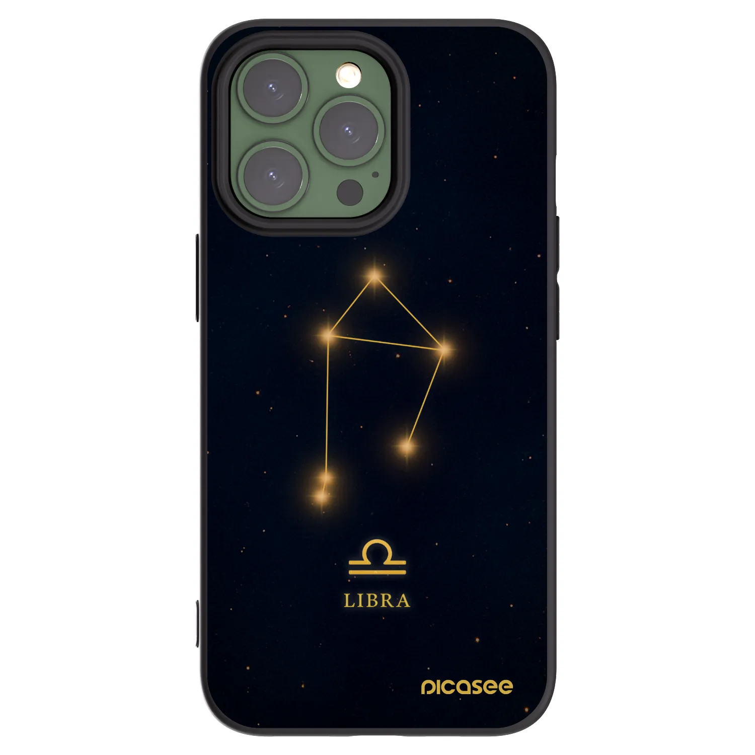 Picasee silikónový čierny obal pre Apple iPhone 13 Pro - LIBRA