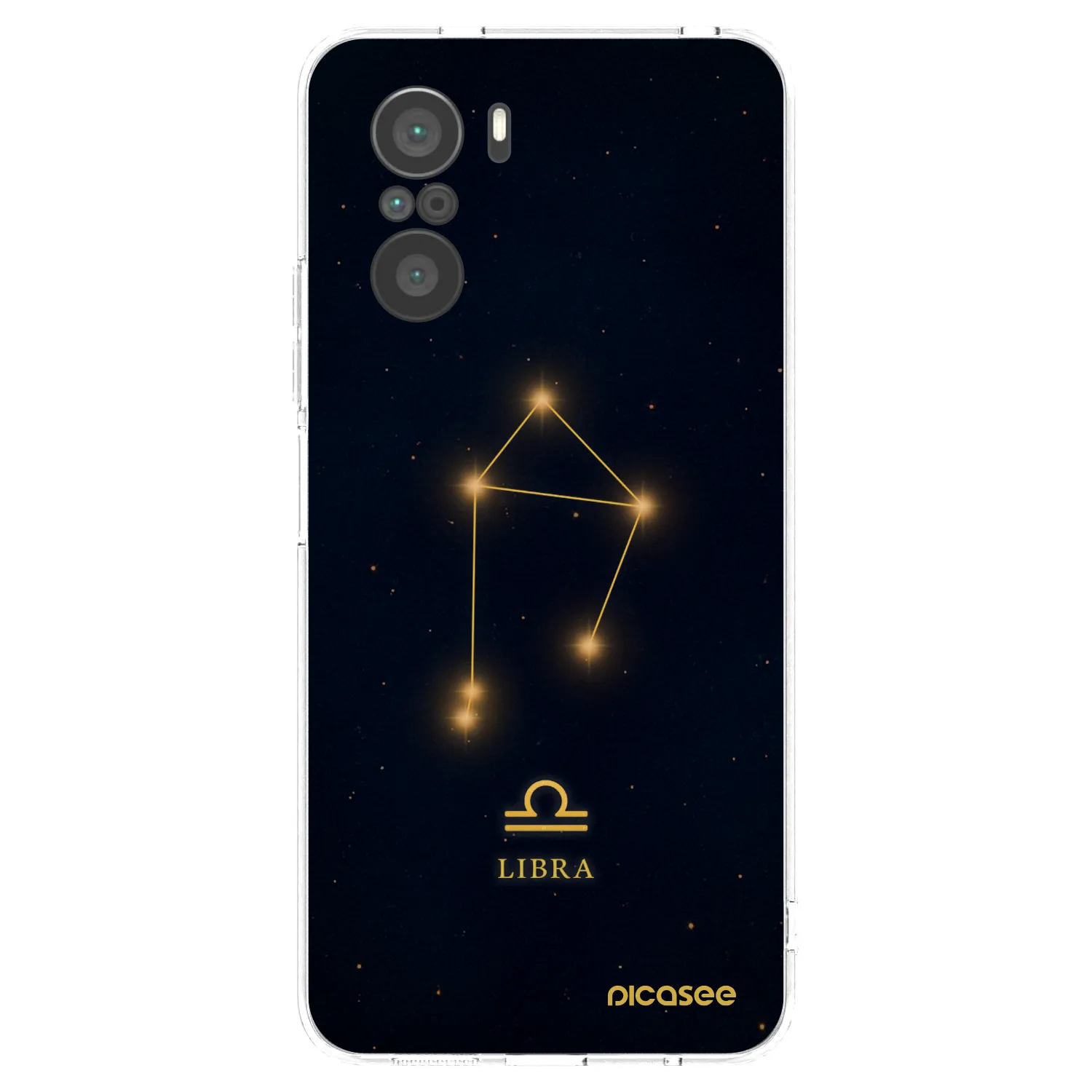 Picasee silikónový prehľadný obal pre Xiaomi Poco F3 - LIBRA
