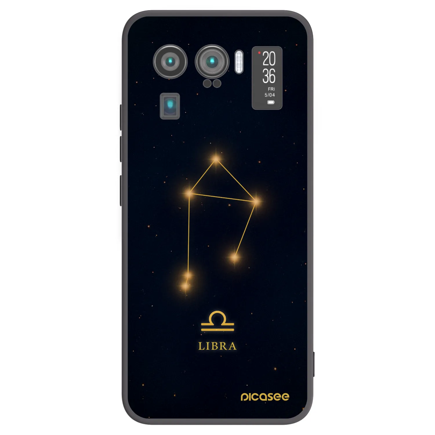 Picasee silikónový čierny obal pre Xiaomi Mi 11 Ultra - LIBRA