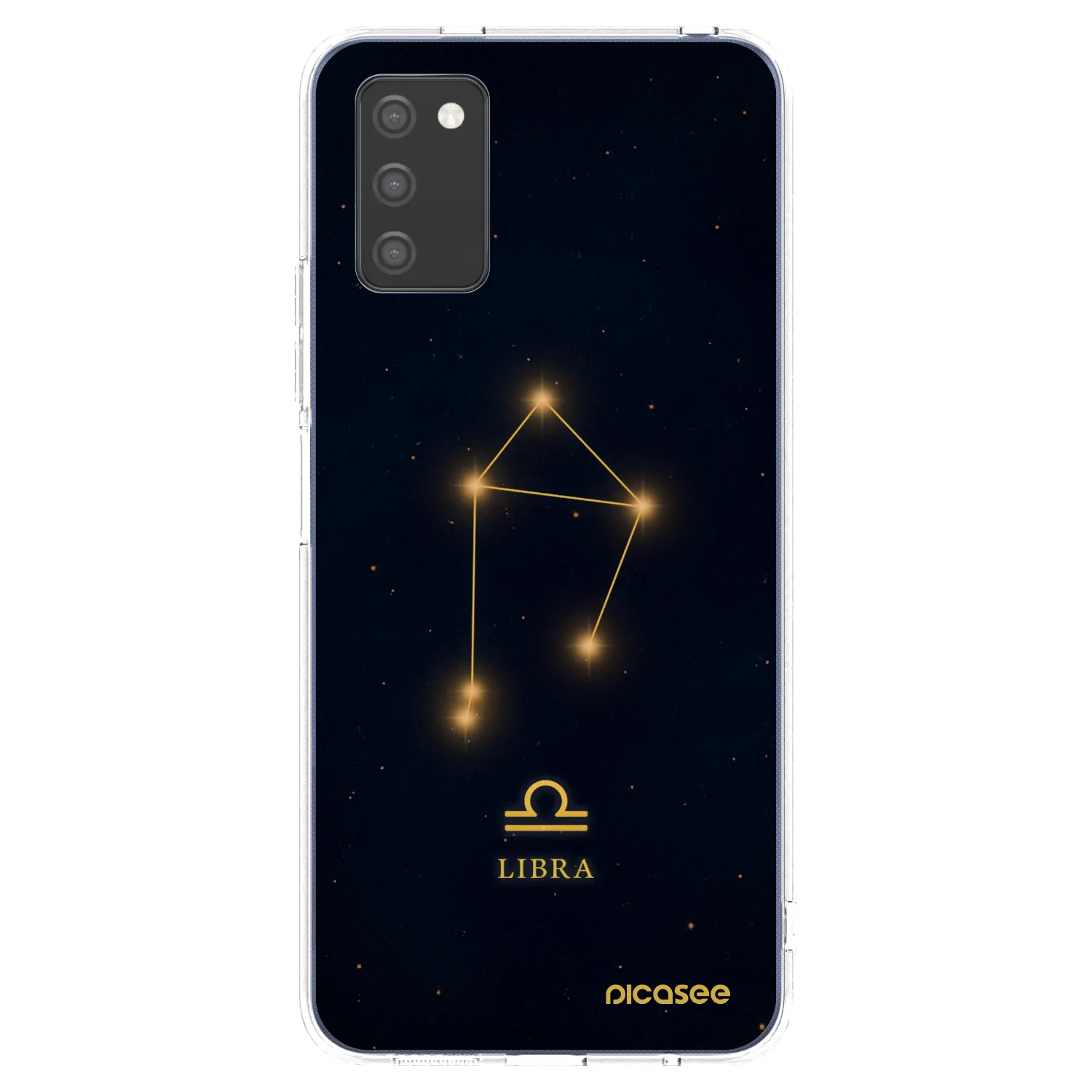 Picasee silikónový prehľadný obal pre Samsung Galaxy A02s A025G - LIBRA