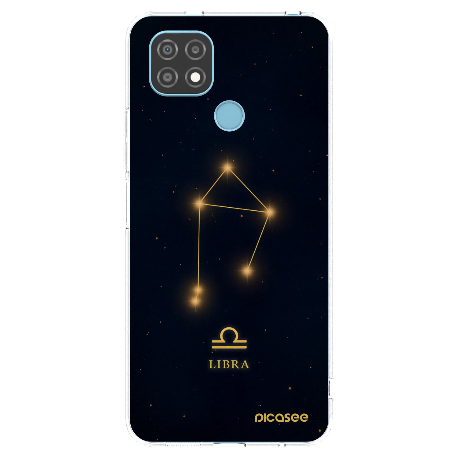 Picasee silikónový prehľadný obal pre Realme C21 - LIBRA