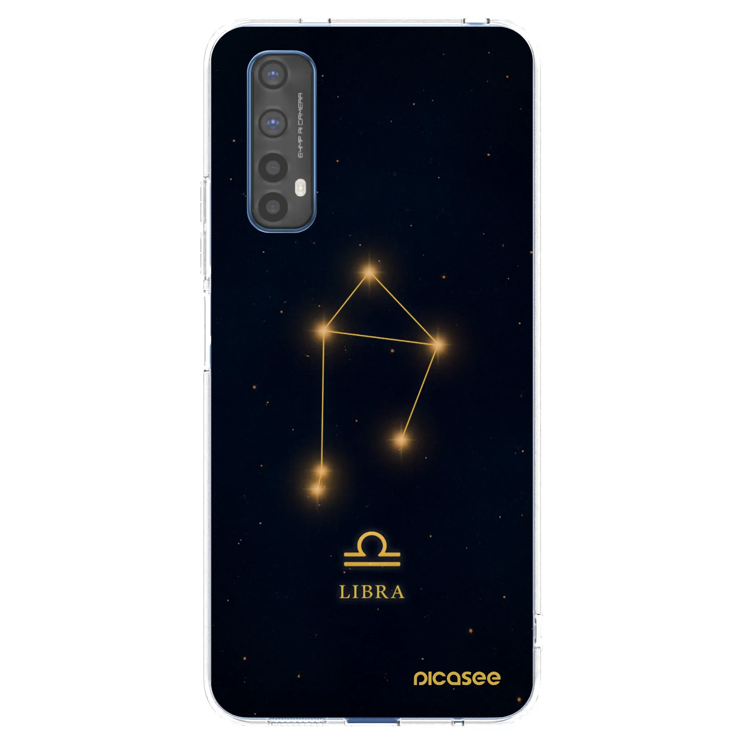 Picasee silikónový prehľadný obal pre Realme 7 - LIBRA