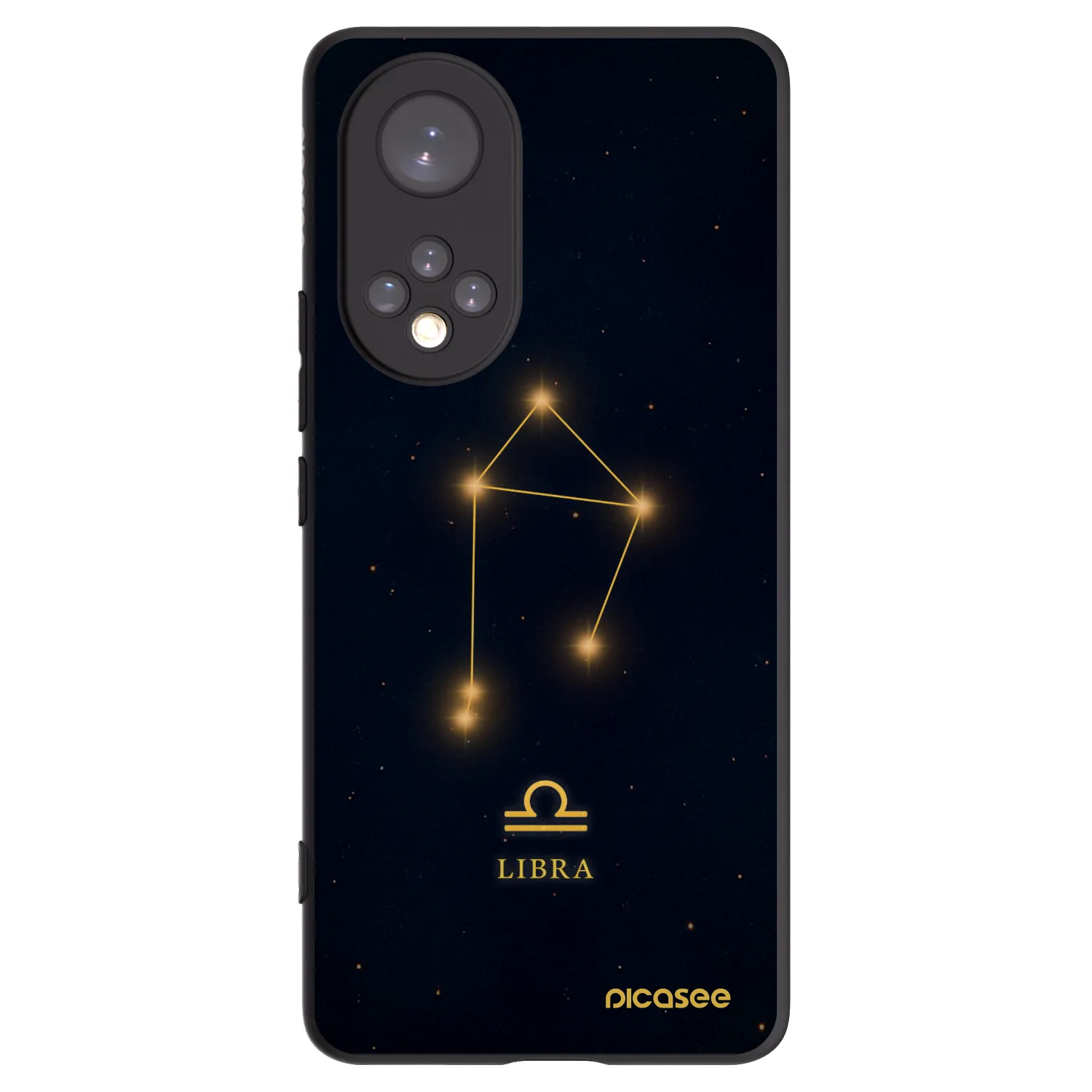 Picasee silikónový čierny obal pre Honor 50 5G - LIBRA
