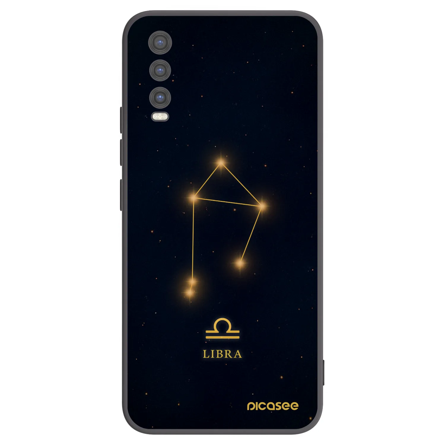 Picasee silikónový čierny obal pre Vivo Y20s - LIBRA