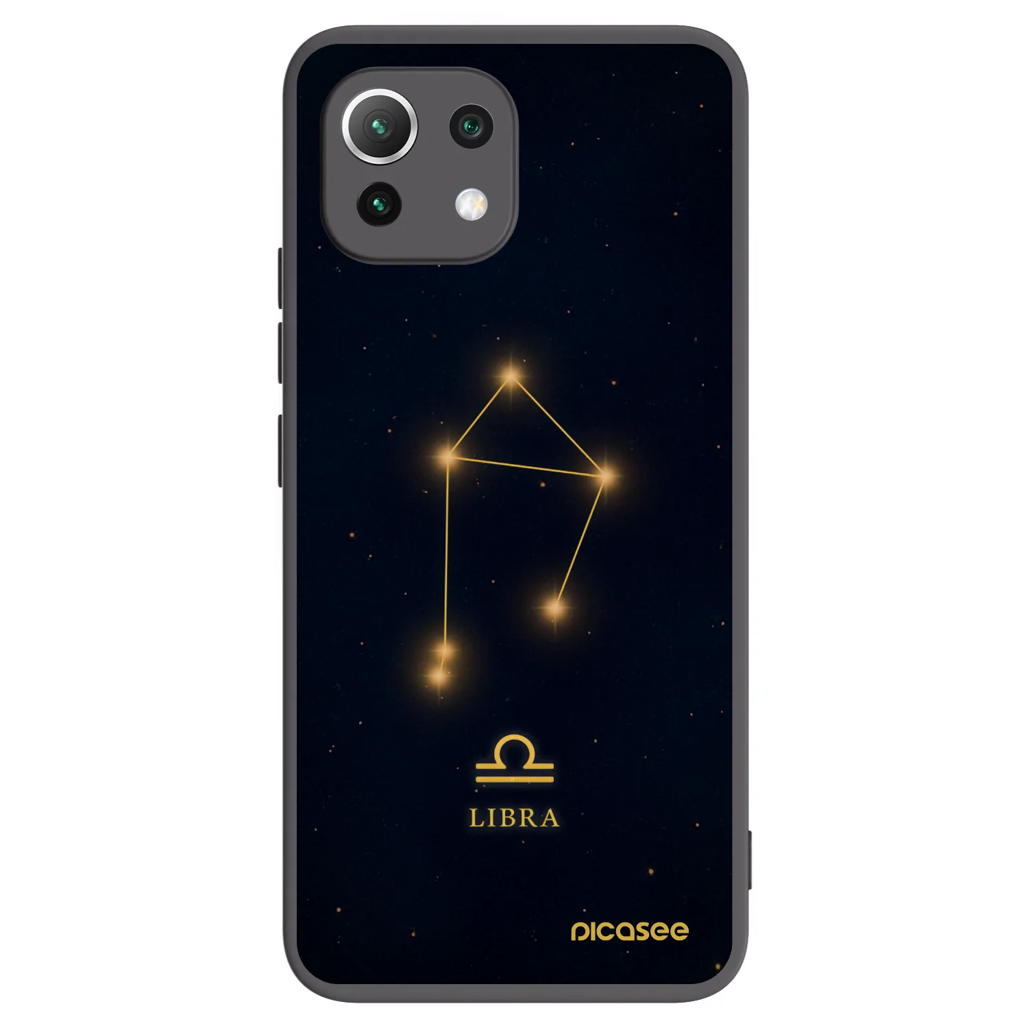 Picasee silikónový čierny obal pre Xiaomi 11 Lite 5G NE - LIBRA