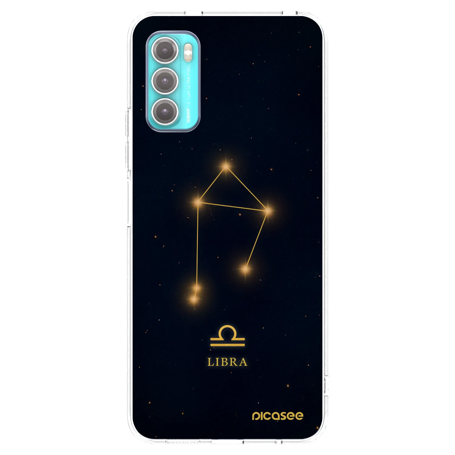 Picasee silikónový prehľadný obal pre Motorola Moto G60 - LIBRA