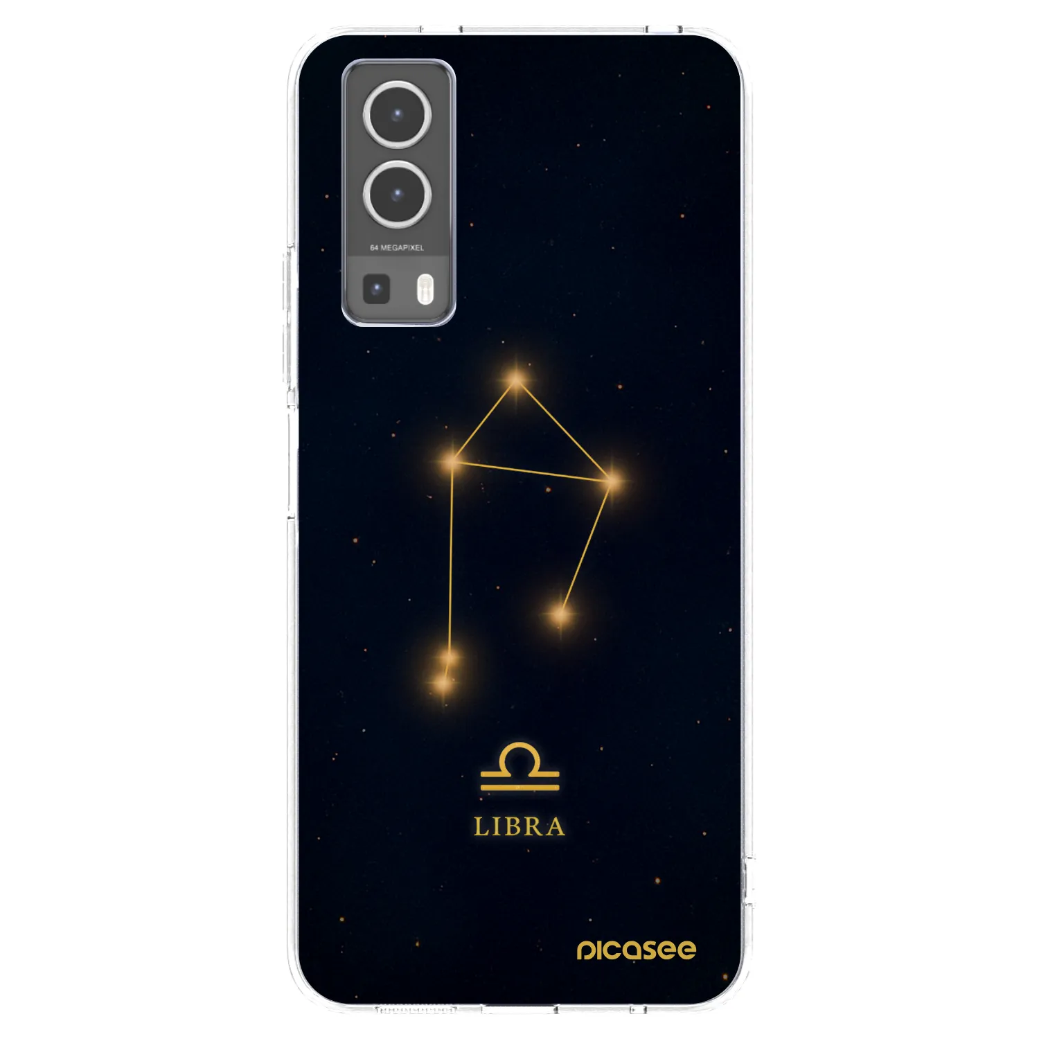 Picasee silikónový prehľadný obal pre Vivo Y72 5G - LIBRA