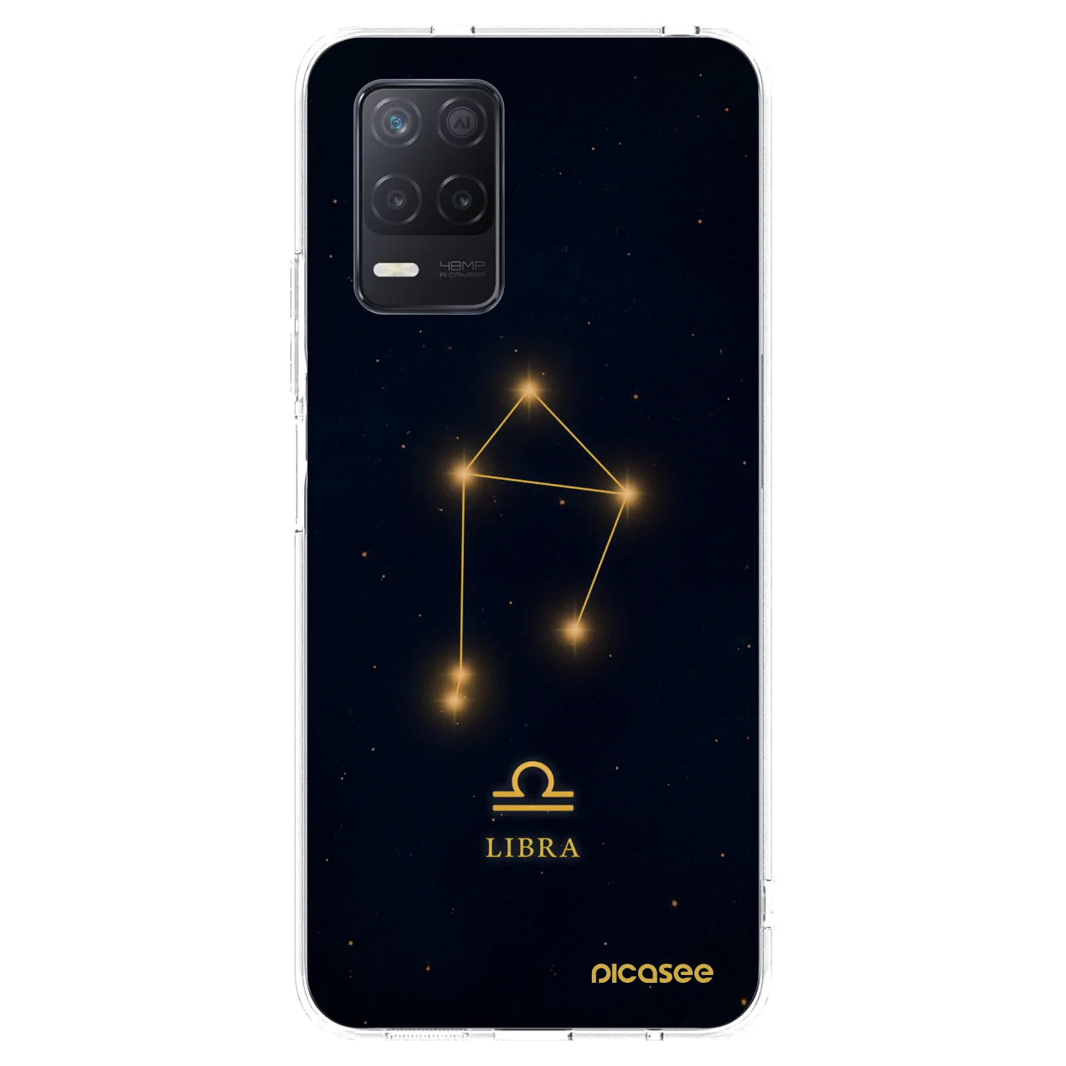 Picasee silikónový prehľadný obal pre Realme 8 5G - LIBRA