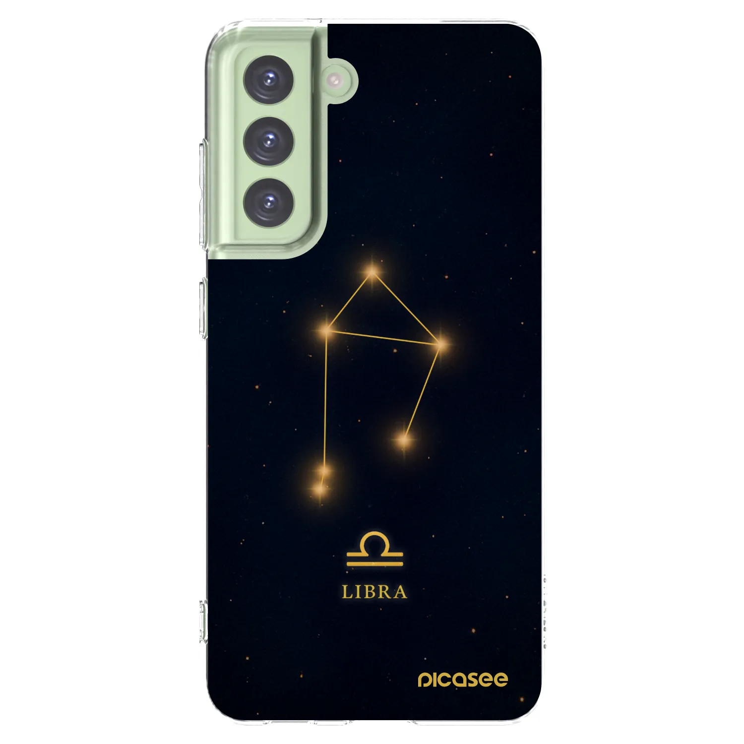 Picasee silikónový prehľadný obal pre Samsung Galaxy S21 FE 5G - LIBRA