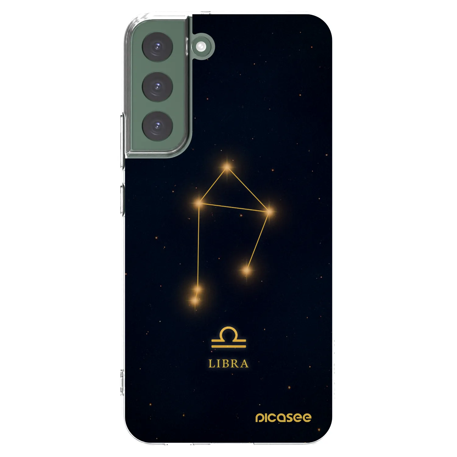 Picasee silikónový prehľadný obal pre Samsung Galaxy S22+ 5G - LIBRA