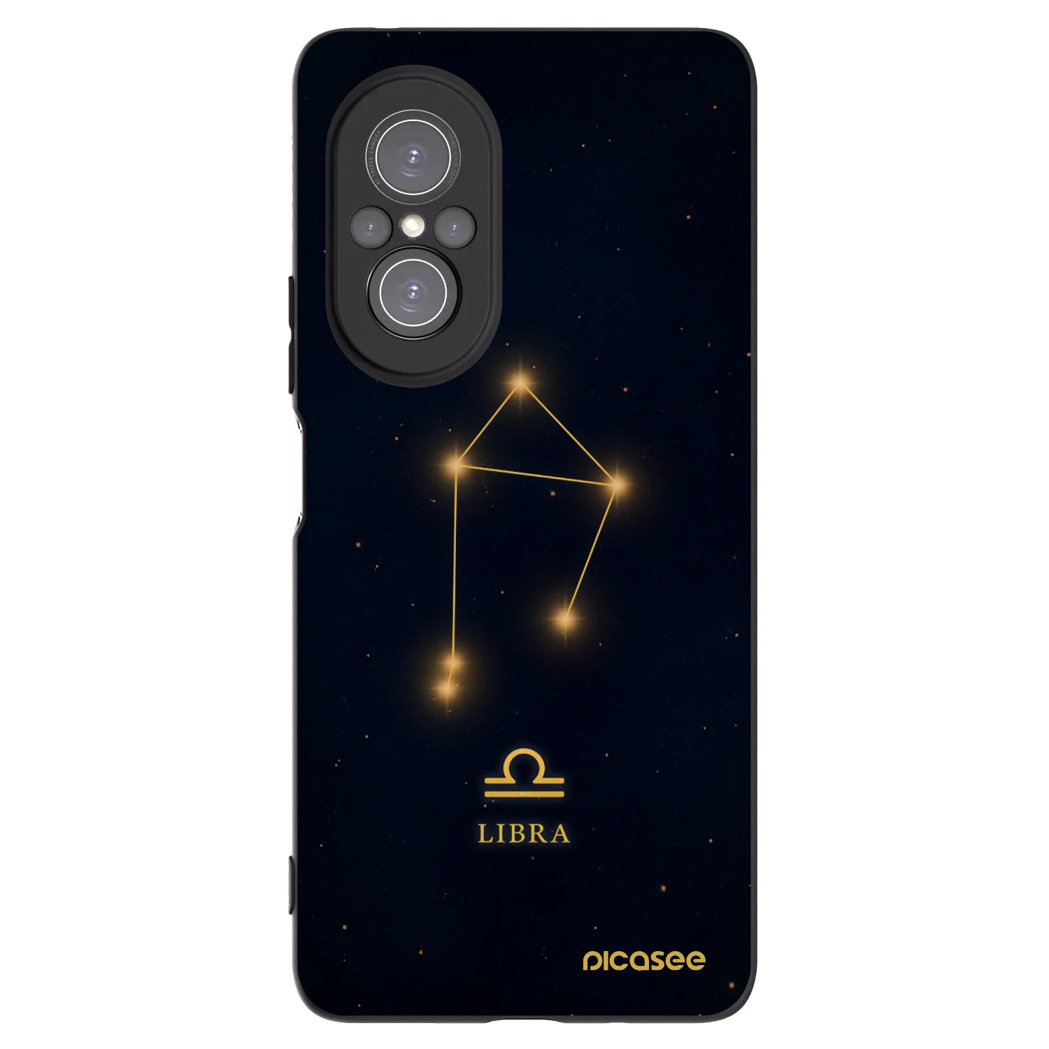 Picasee silikónový čierny obal pre Huawei Nova 9 SE - LIBRA