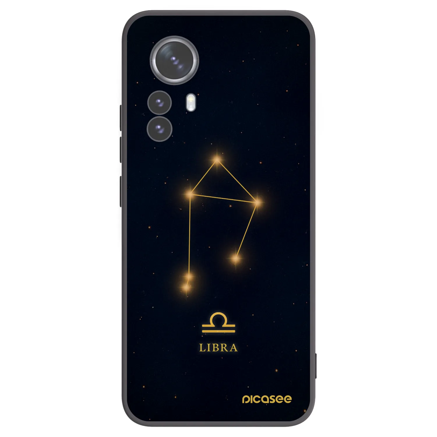 Picasee silikónový čierny obal pre Xiaomi 12 Pro - LIBRA