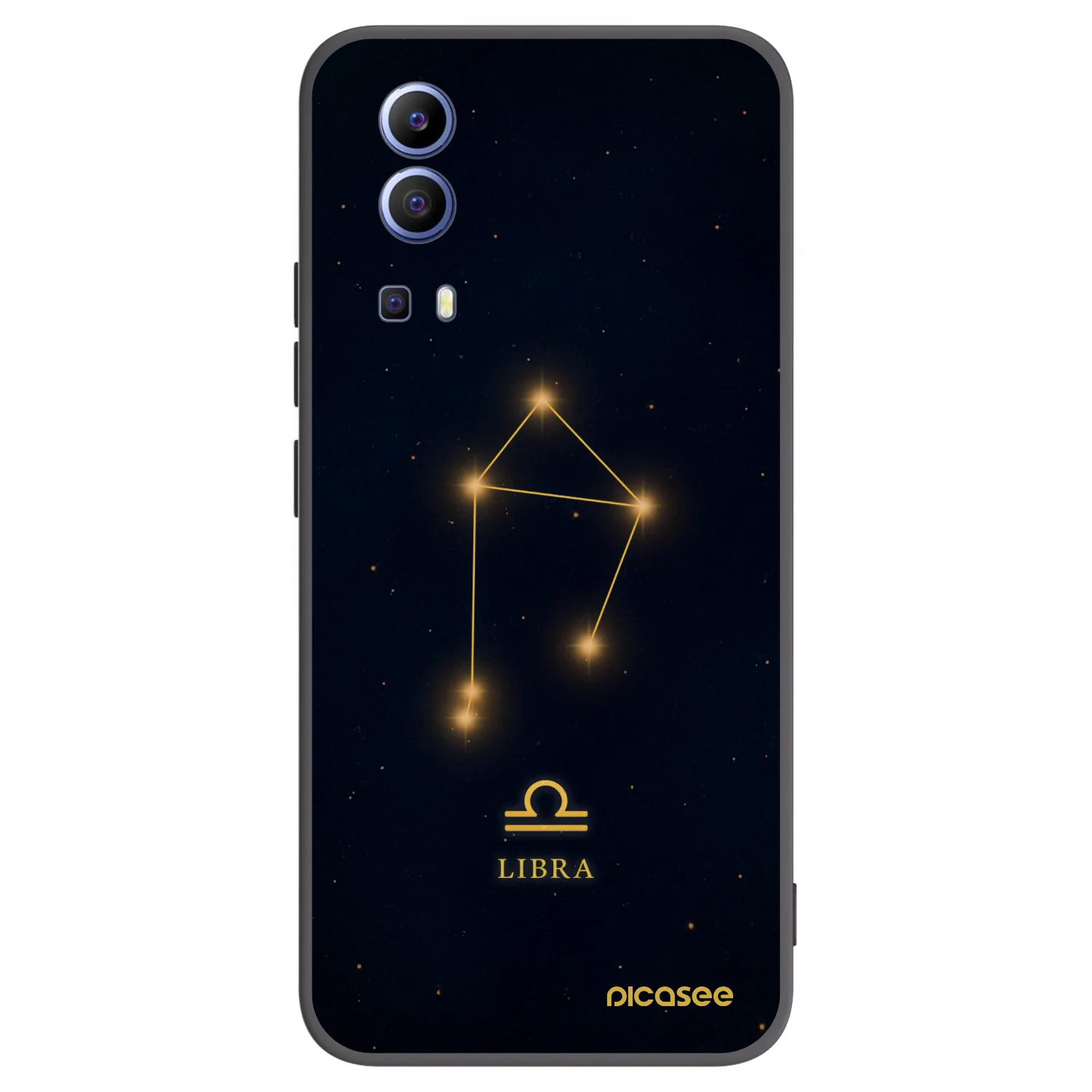 Picasee silikónový čierny obal pre Vivo Y52 5G - LIBRA