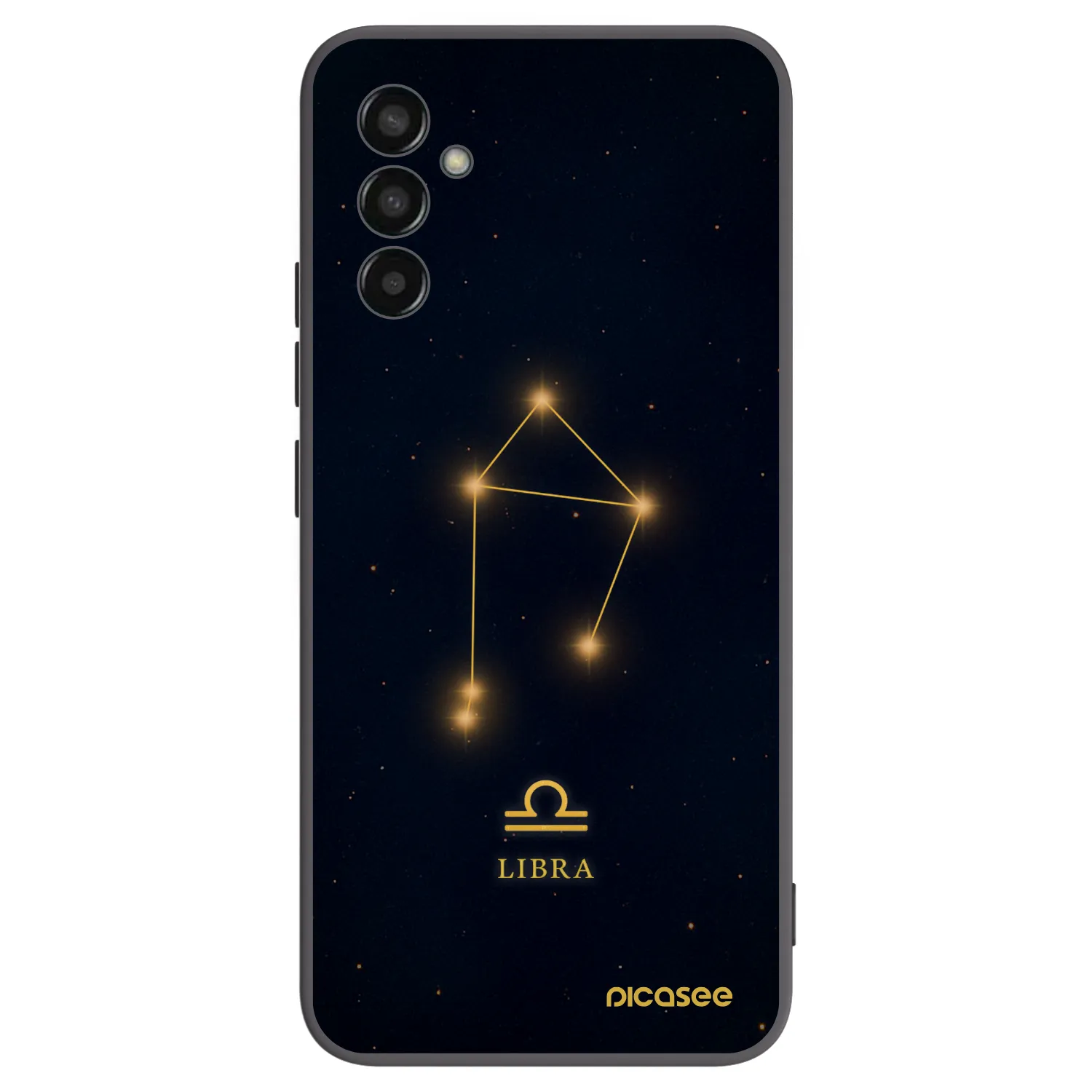 Picasee silikónový čierny obal pre Samsung Galaxy M13 M135F - LIBRA