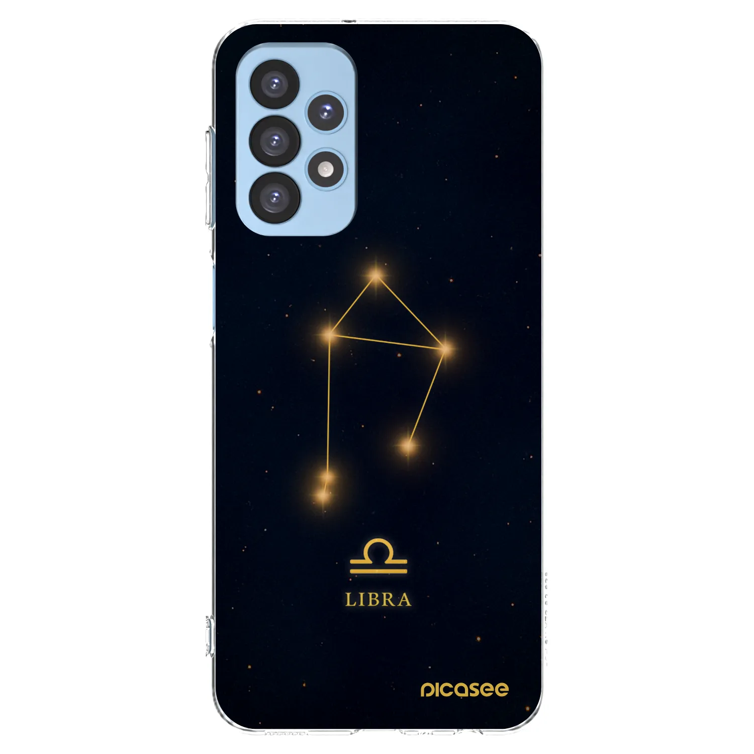 Picasee silikónový prehľadný obal pre Samsung Galaxy A23 A235F 4G - LIBRA