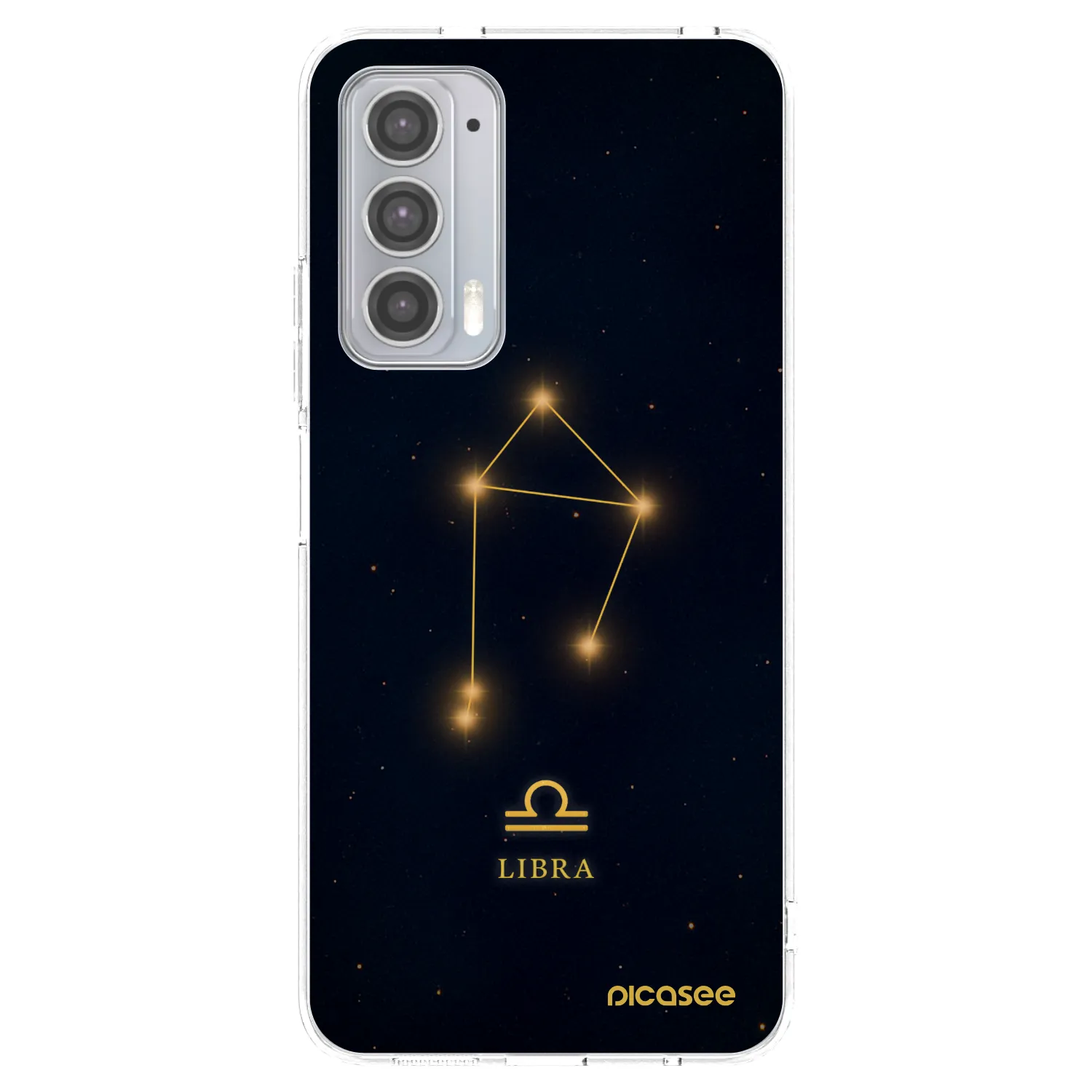 Picasee silikónový prehľadný obal pre Motorola Edge 20 - LIBRA