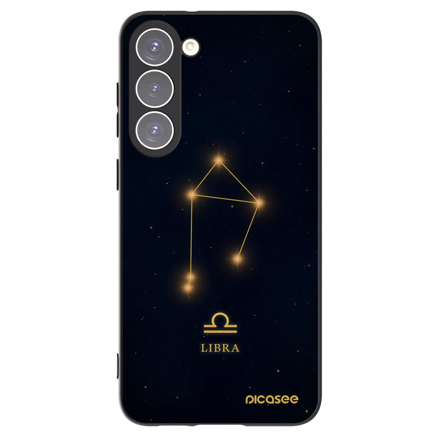 Picasee silikónový čierny obal pre Samsung Galaxy S23+ 5G - LIBRA