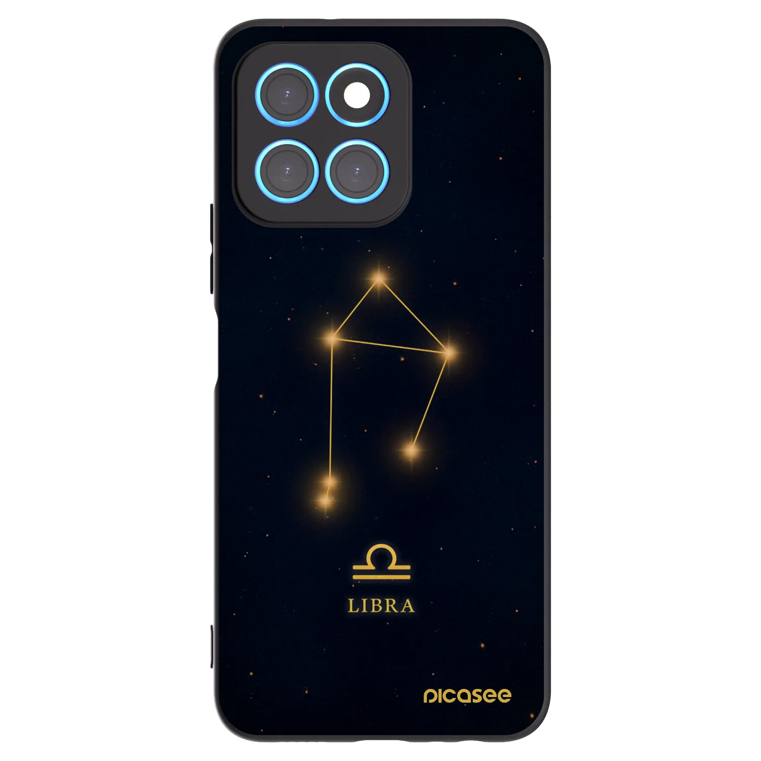 Picasee silikónový čierny obal pre Honor X6 - LIBRA