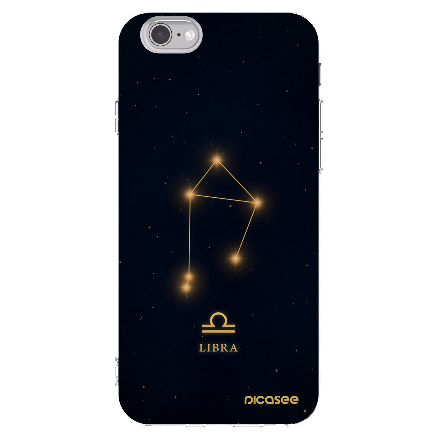 Picasee silikónový prehľadný obal pre Apple iPhone 6/6S - LIBRA