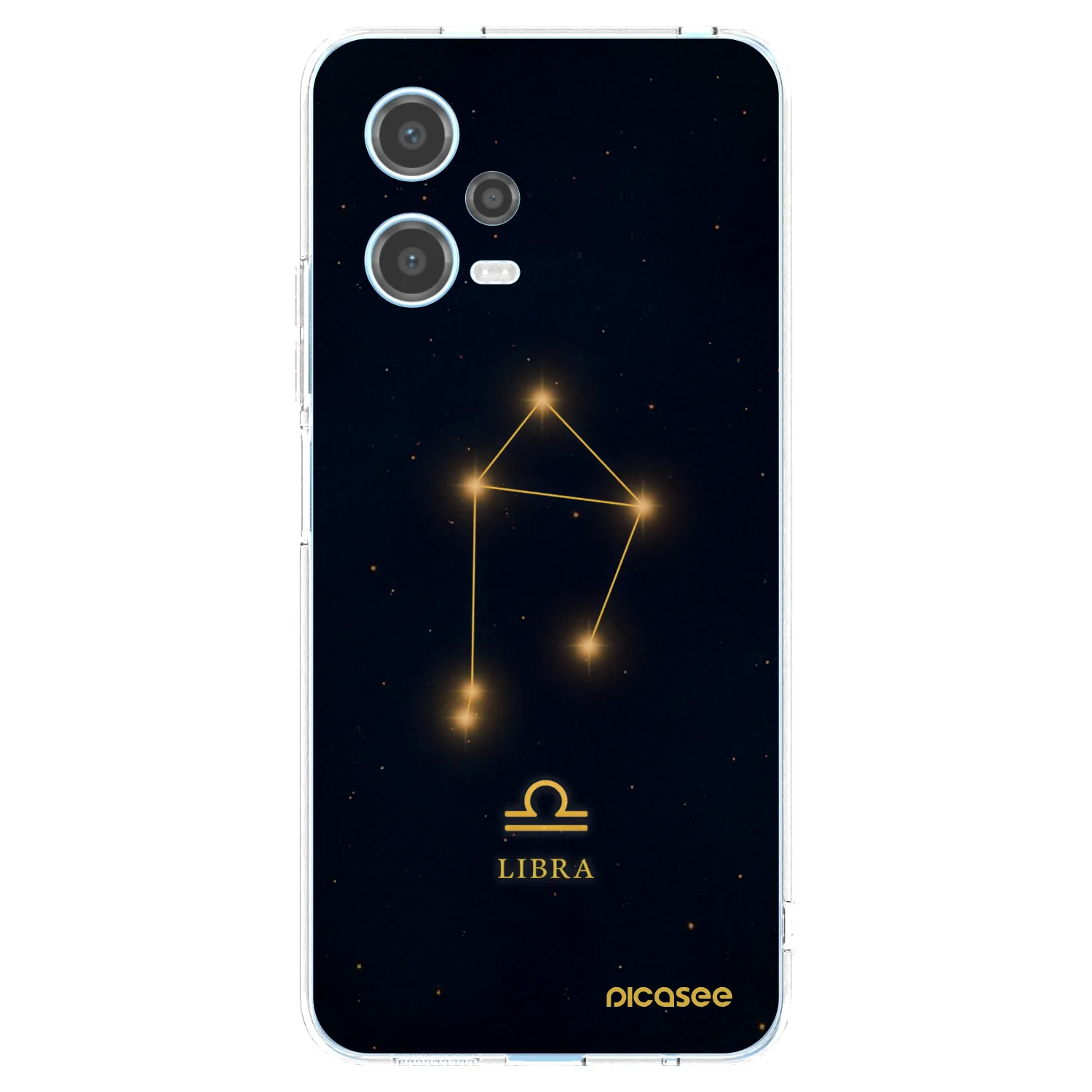 Picasee silikónový prehľadný obal pre Xiaomi Redmi Note 12 5G - LIBRA