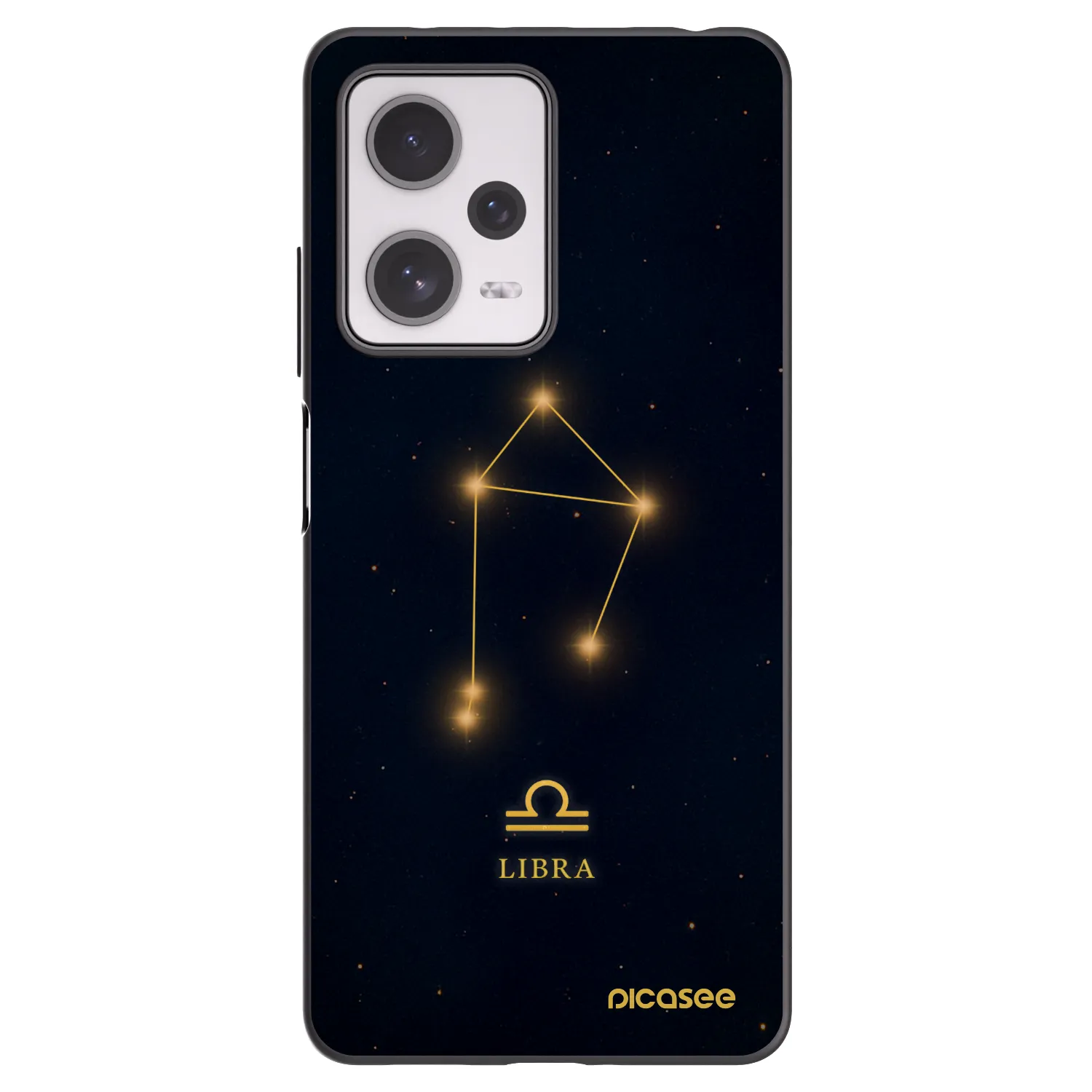Picasee silikónový čierny obal pre Xiaomi Redmi Note 12 Pro+ 5G - LIBRA