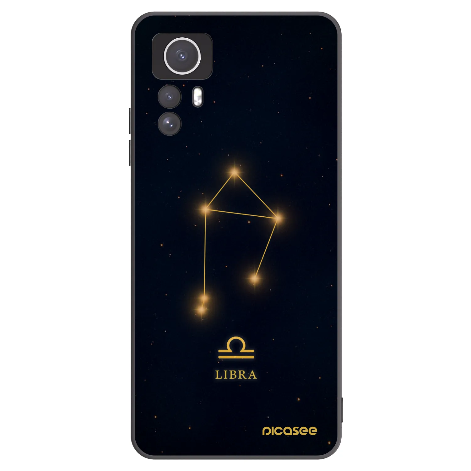 Picasee silikónový čierny obal pre Xiaomi Redmi Note 12S - LIBRA