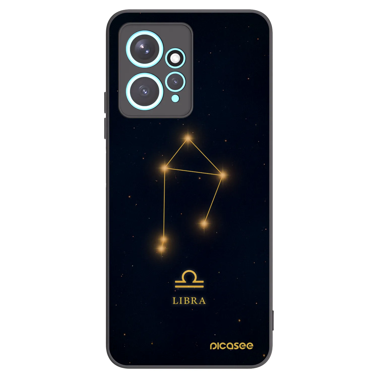 Picasee silikónový čierny obal pre Xiaomi Redmi Note 12 4G - LIBRA