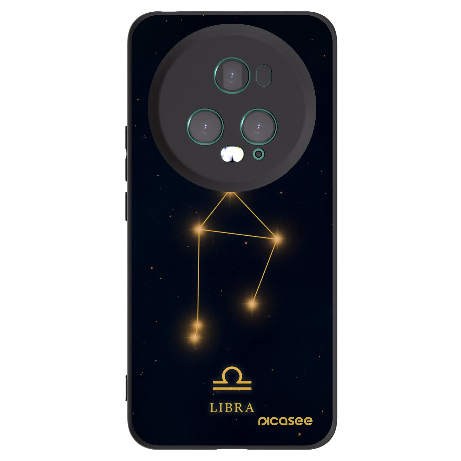 Picasee silikónový čierny obal pre Honor Magic5 Pro - LIBRA