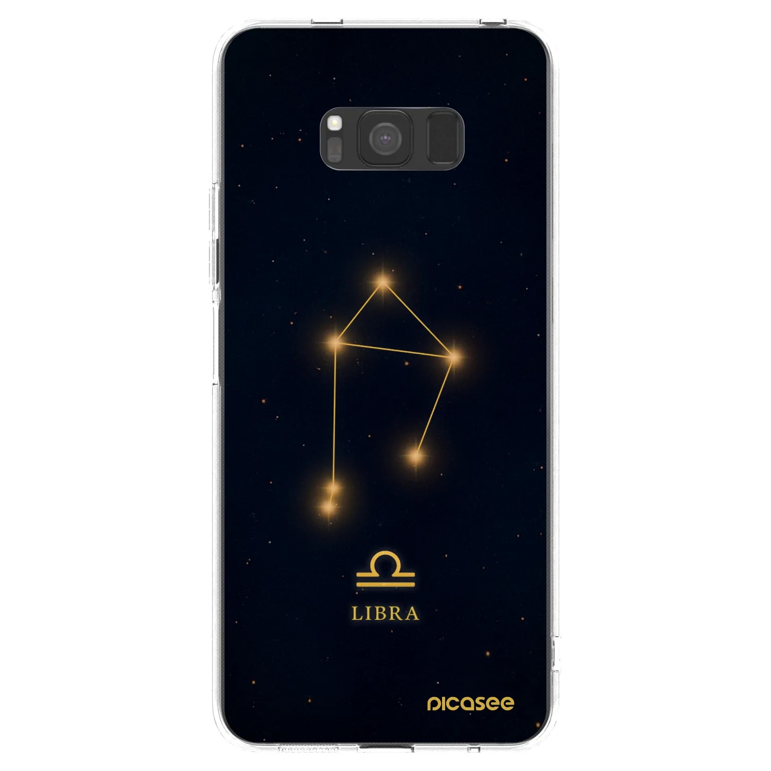 Picasee silikónový prehľadný obal pre Samsung Galaxy S8 G950F - LIBRA