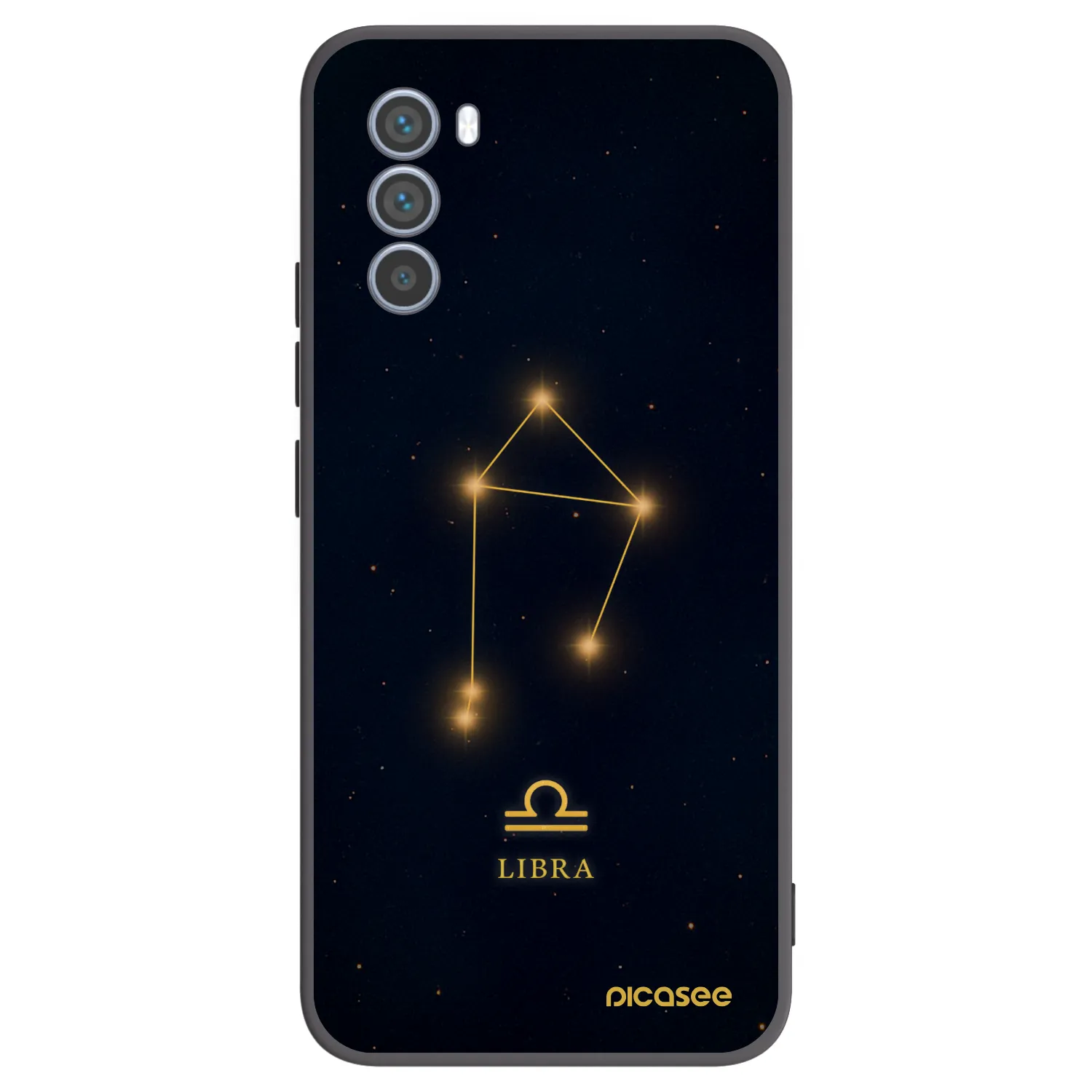 Picasee silikónový čierny obal pre Motorola Moto G62 - LIBRA
