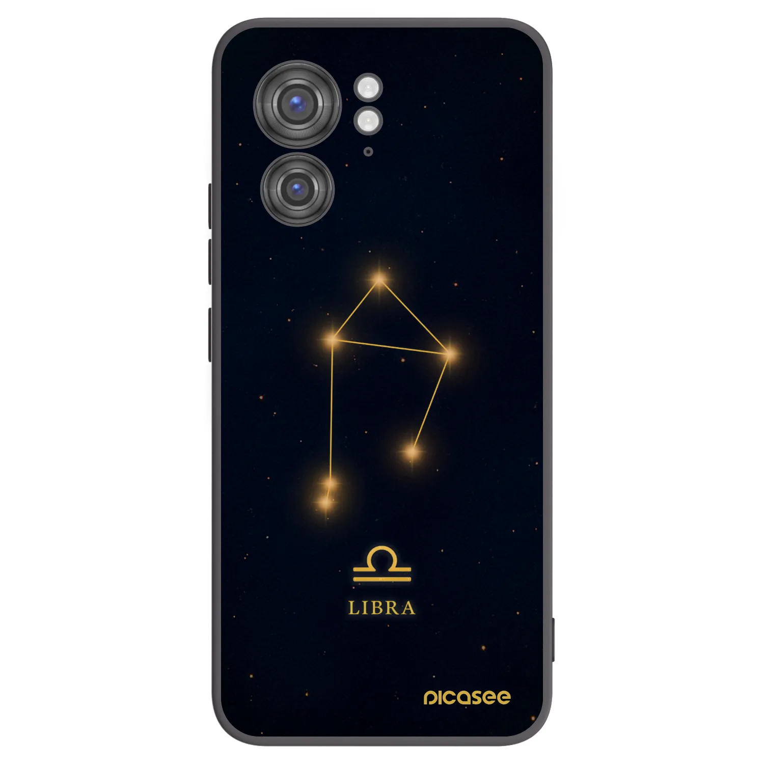 Picasee silikónový čierny obal pre Motorola Edge 40 - LIBRA