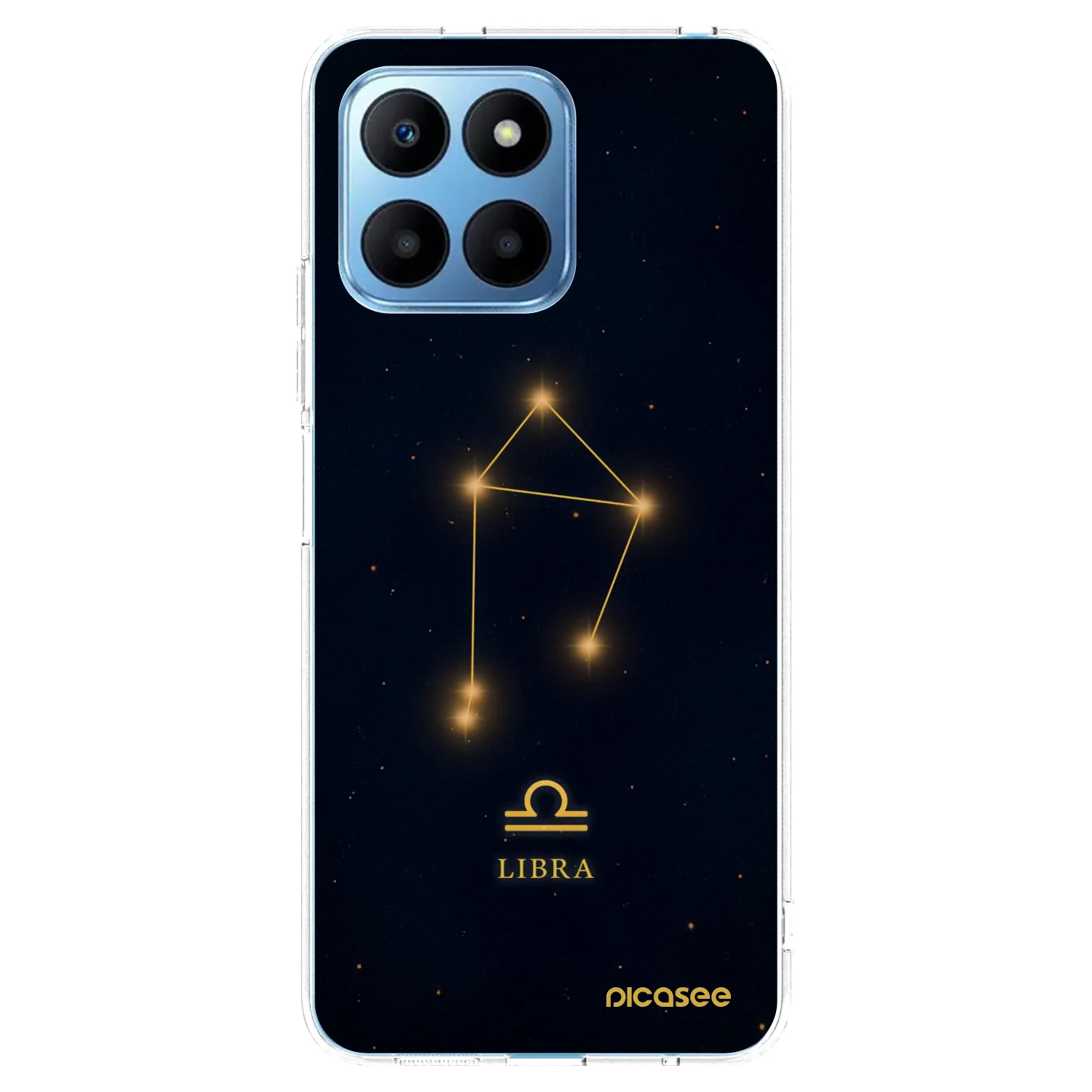 Picasee silikónový prehľadný obal pre Honor 70 Lite - LIBRA