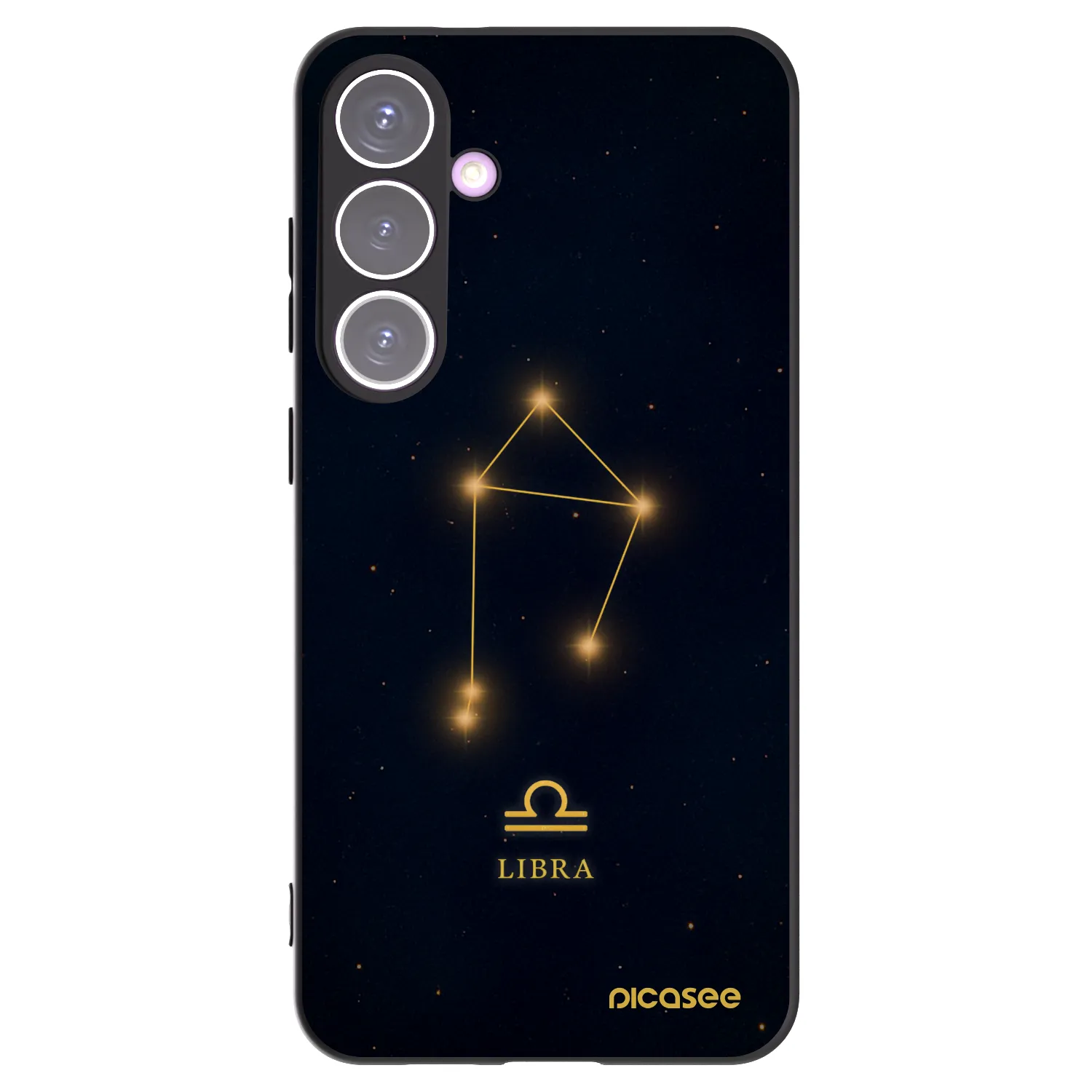 Picasee silikónový čierny obal pre Samsung Galaxy S24+ S926B 5G - LIBRA