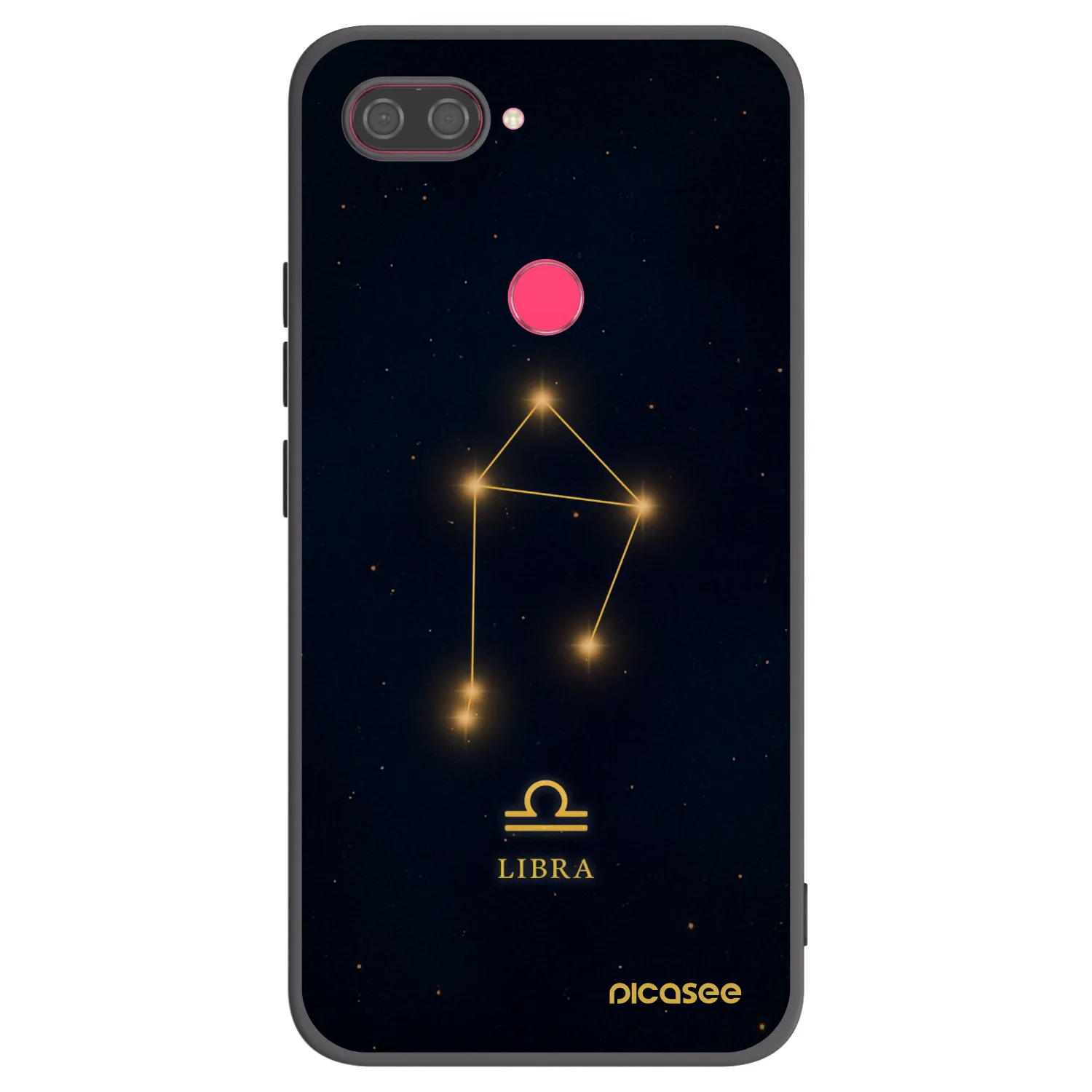 Picasee silikónový čierny obal pre Xiaomi Mi 8 Lite - LIBRA
