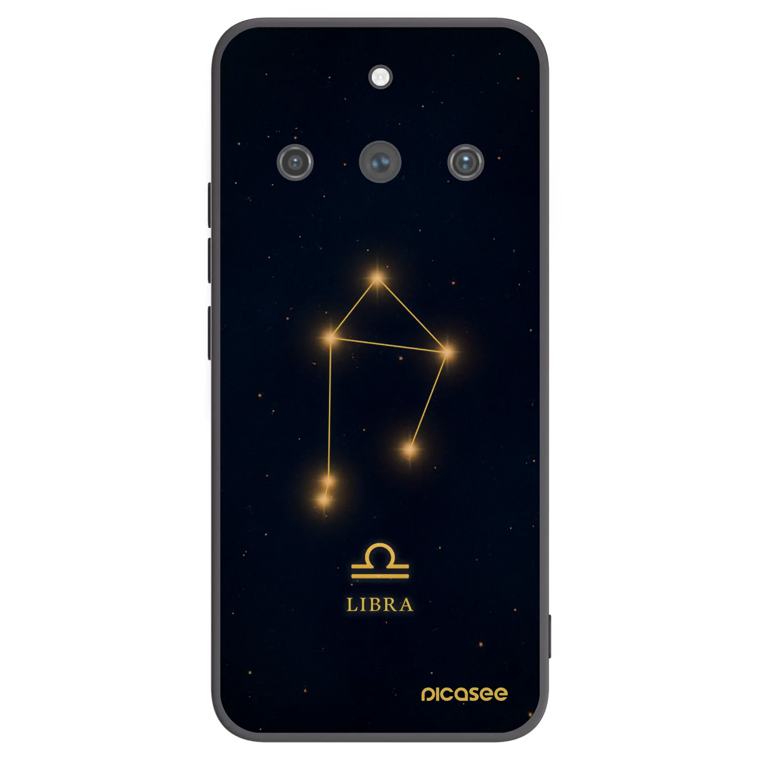 Picasee silikónový čierny obal pre Realme 11 Pro+ - LIBRA