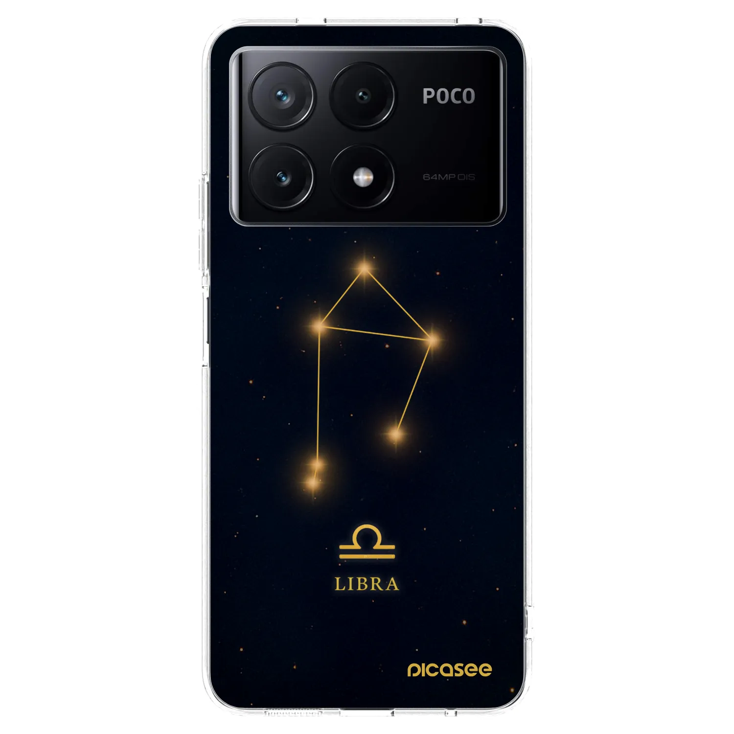 Picasee silikónový prehľadný obal pre Xiaomi Poco X6 Pro - LIBRA