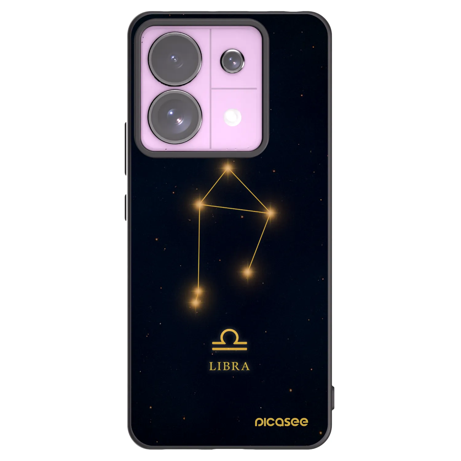 Picasee silikónový čierny obal pre Xiaomi Redmi Note 13 Pro 5G - LIBRA