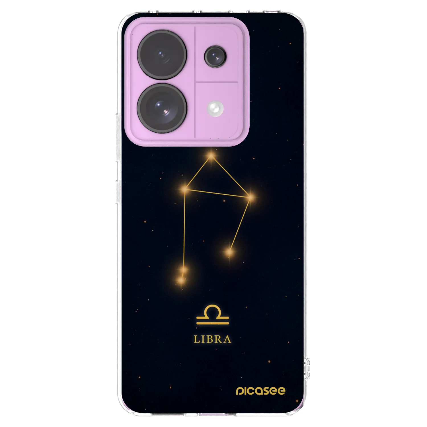 Picasee silikónový prehľadný obal pre Xiaomi Redmi Note 13 Pro 5G - LIBRA