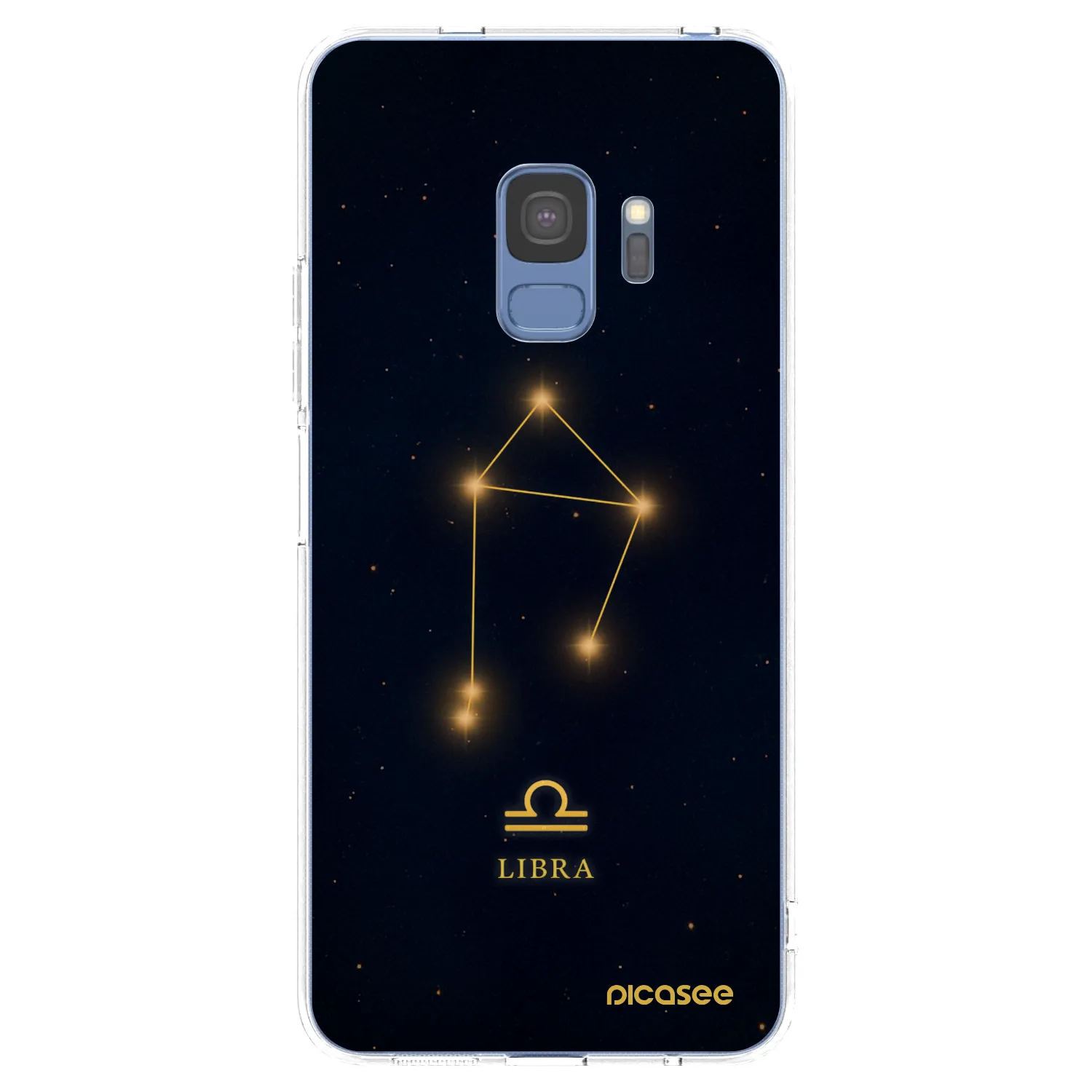 Picasee silikónový prehľadný obal pre Samsung Galaxy S9 G960F - LIBRA