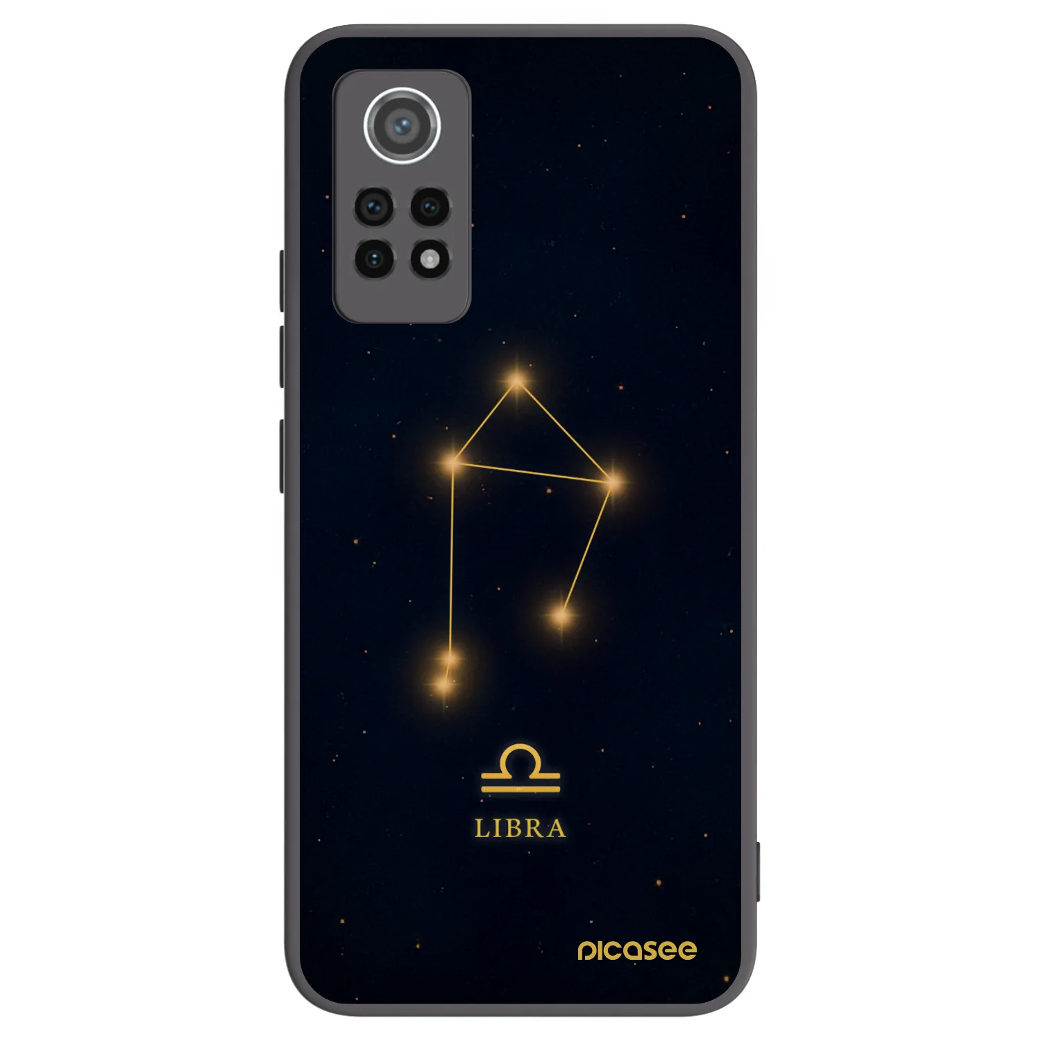 Picasee silikónový čierny obal pre Xiaomi Redmi Note 12 Pro 4G - LIBRA