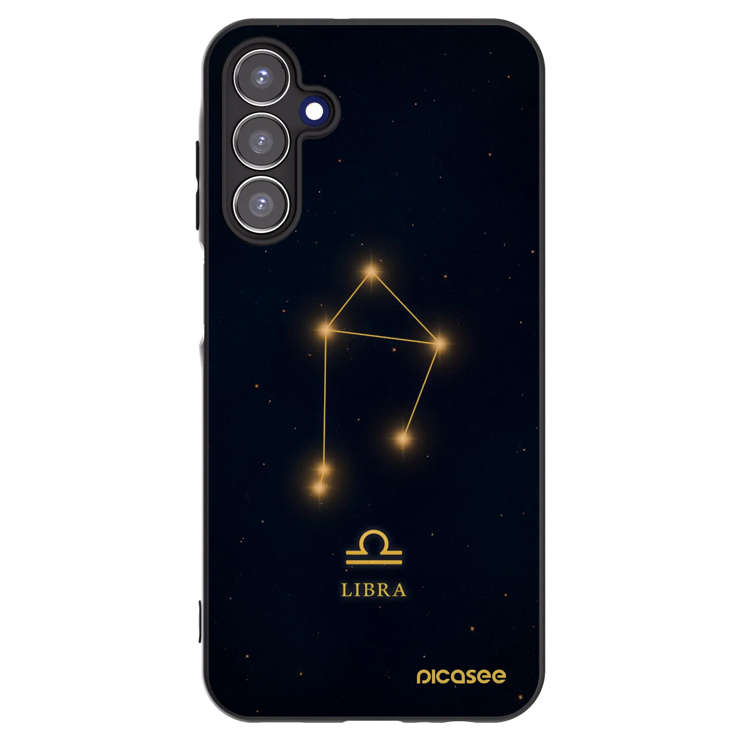 Picasee silikónový čierny obal pre Samsung Galaxy A15 A156B 5G - LIBRA