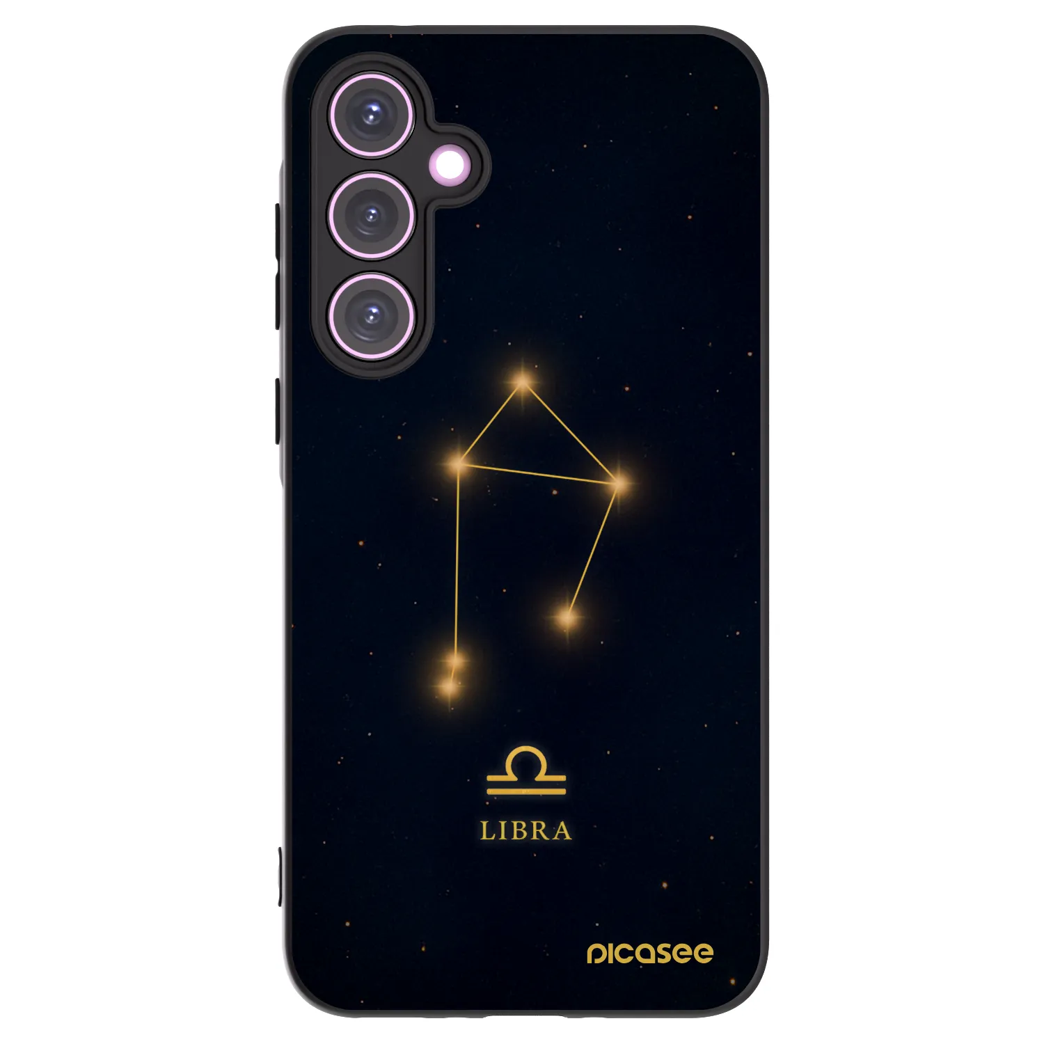 Picasee silikónový čierny obal pre Samsung Galaxy A35 5G A356B - LIBRA