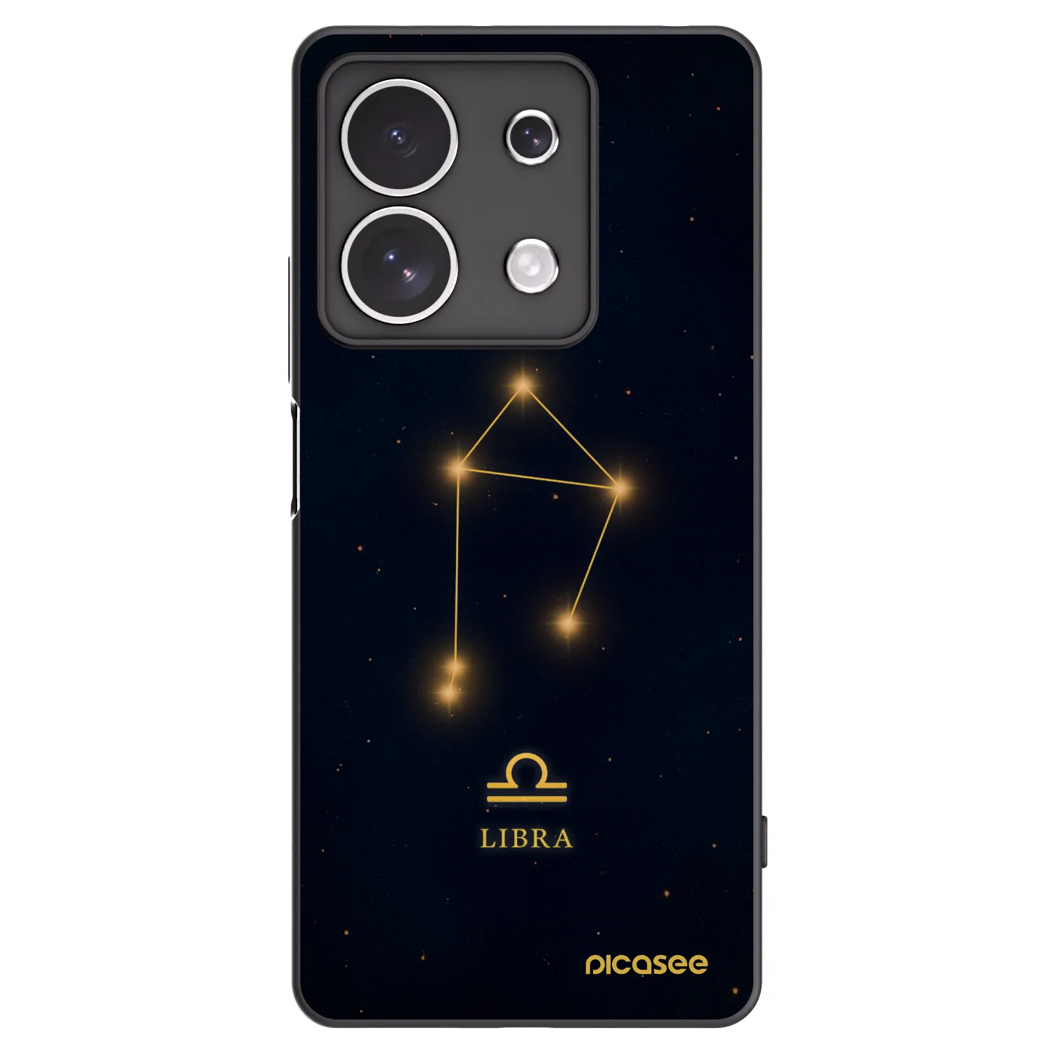 Picasee silikónový čierny obal pre Xiaomi Redmi Note 13 4G - LIBRA