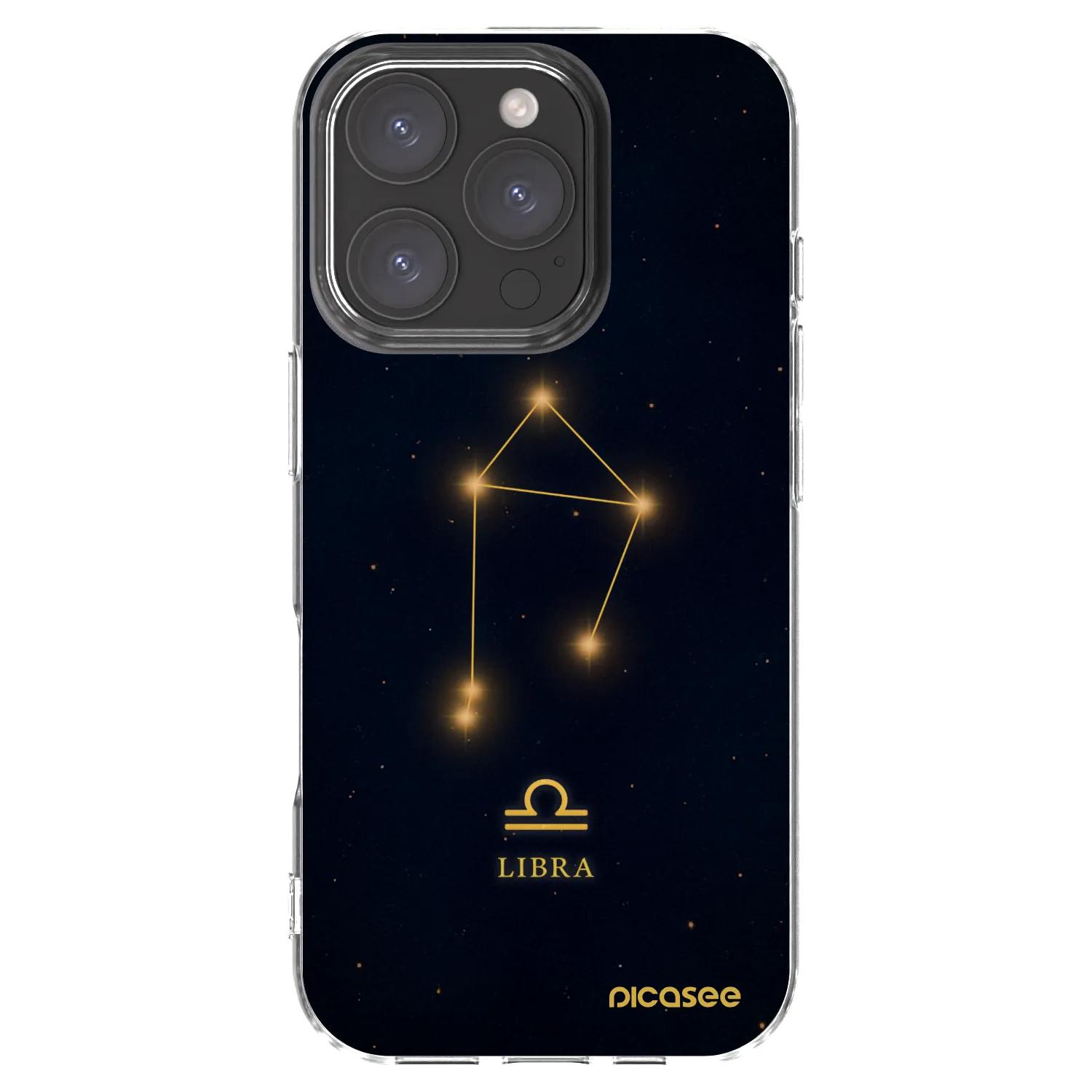 Picasee silikónový prehľadný obal pre Apple iPhone 16 Pro - LIBRA