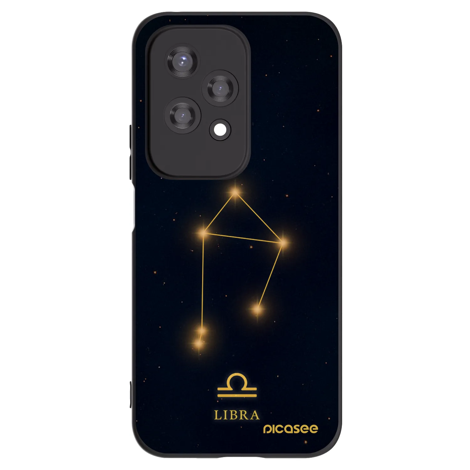Picasee silikónový čierny obal pre Honor 200 Lite - LIBRA