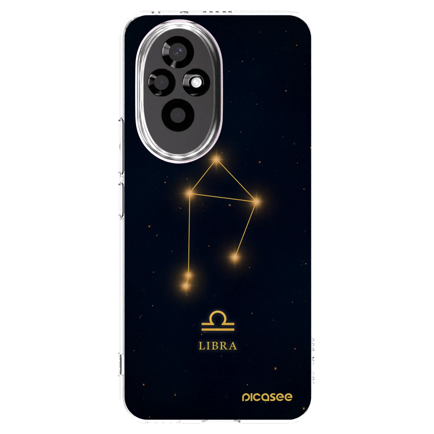 Picasee silikónový prehľadný obal pre Honor 200 Pro 5G - LIBRA
