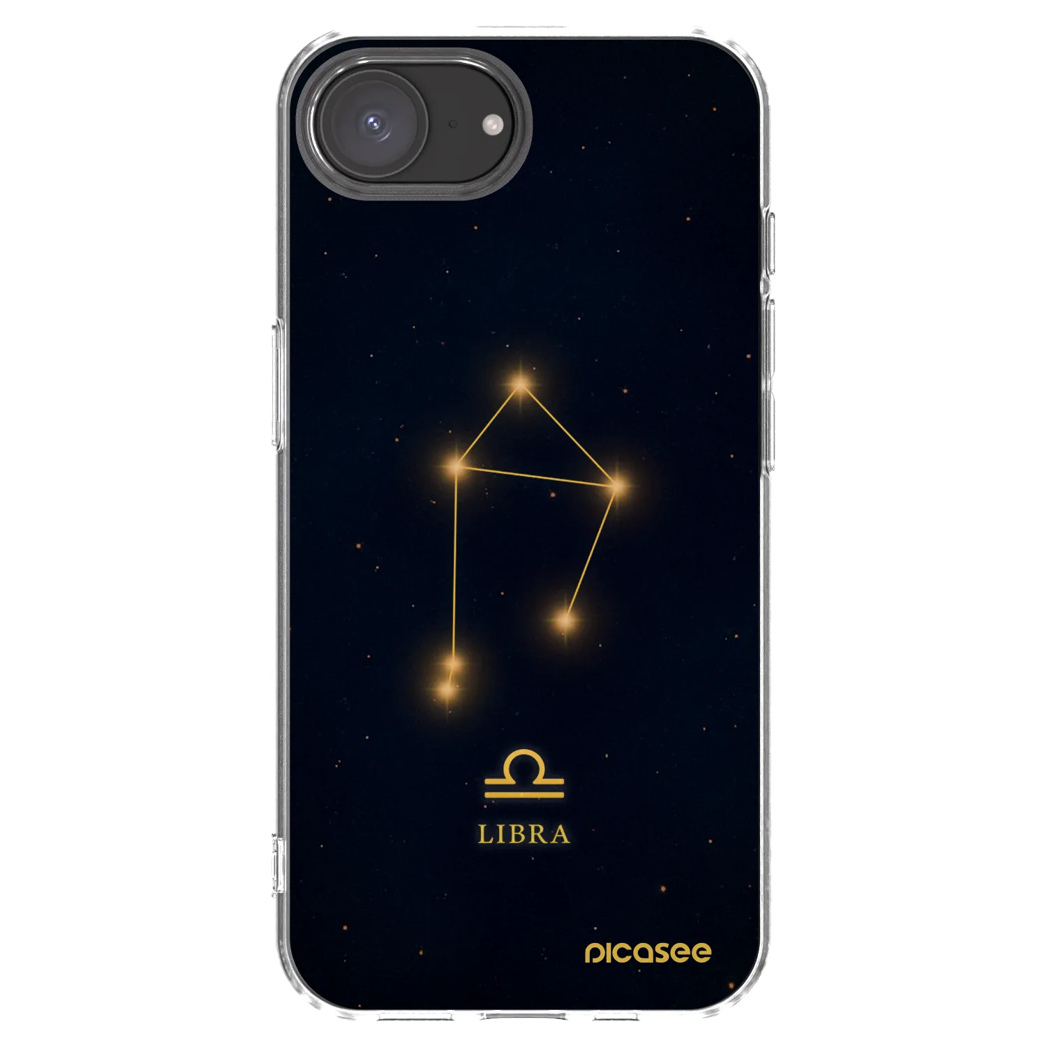 Picasee silikónový prehľadný obal pre Apple iPhone 16e - LIBRA