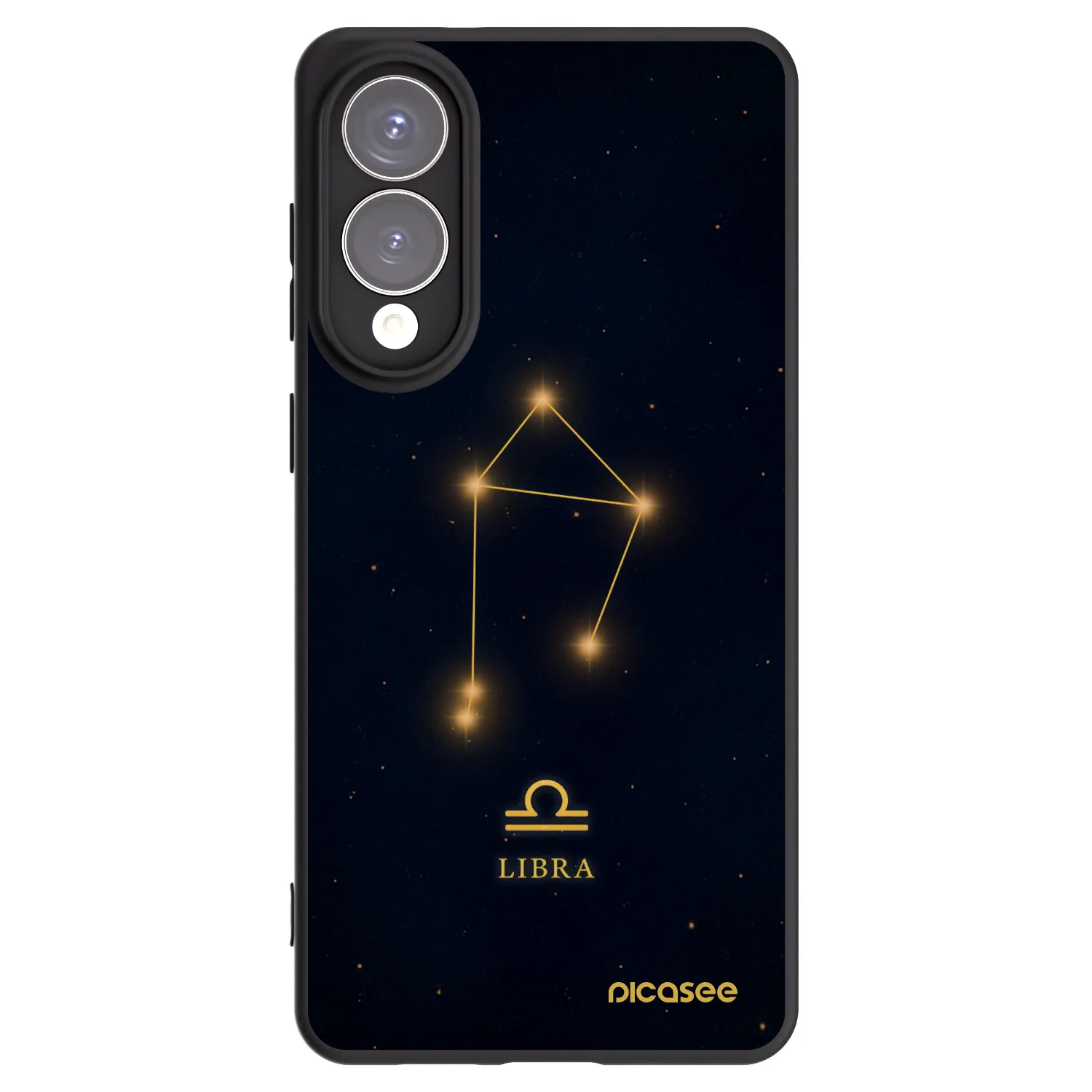 Picasee silikónový čierny obal pre Samsung Galaxy S25 Edge 5G - LIBRA