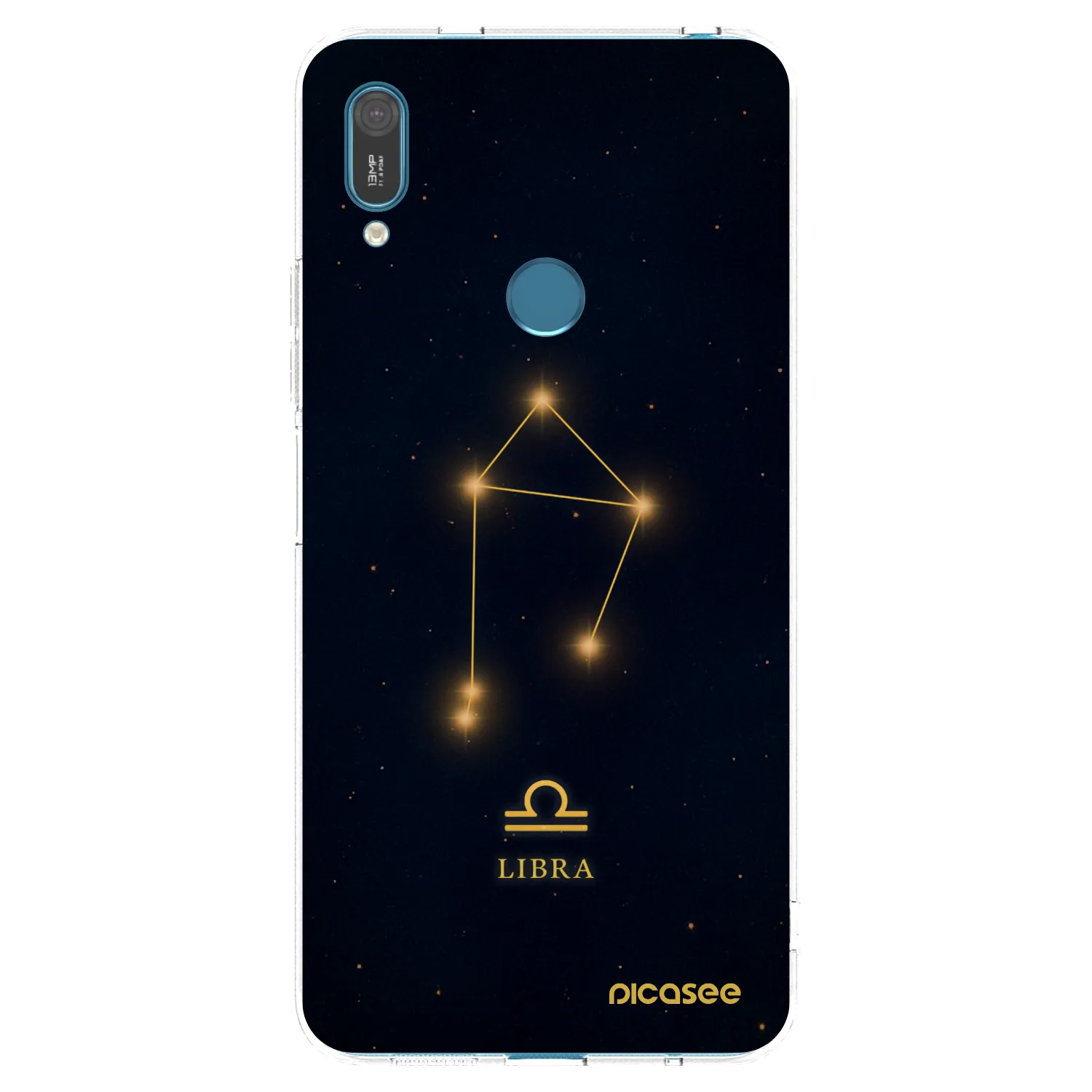 Picasee silikónový prehľadný obal pre Huawei Y7 2019 - LIBRA