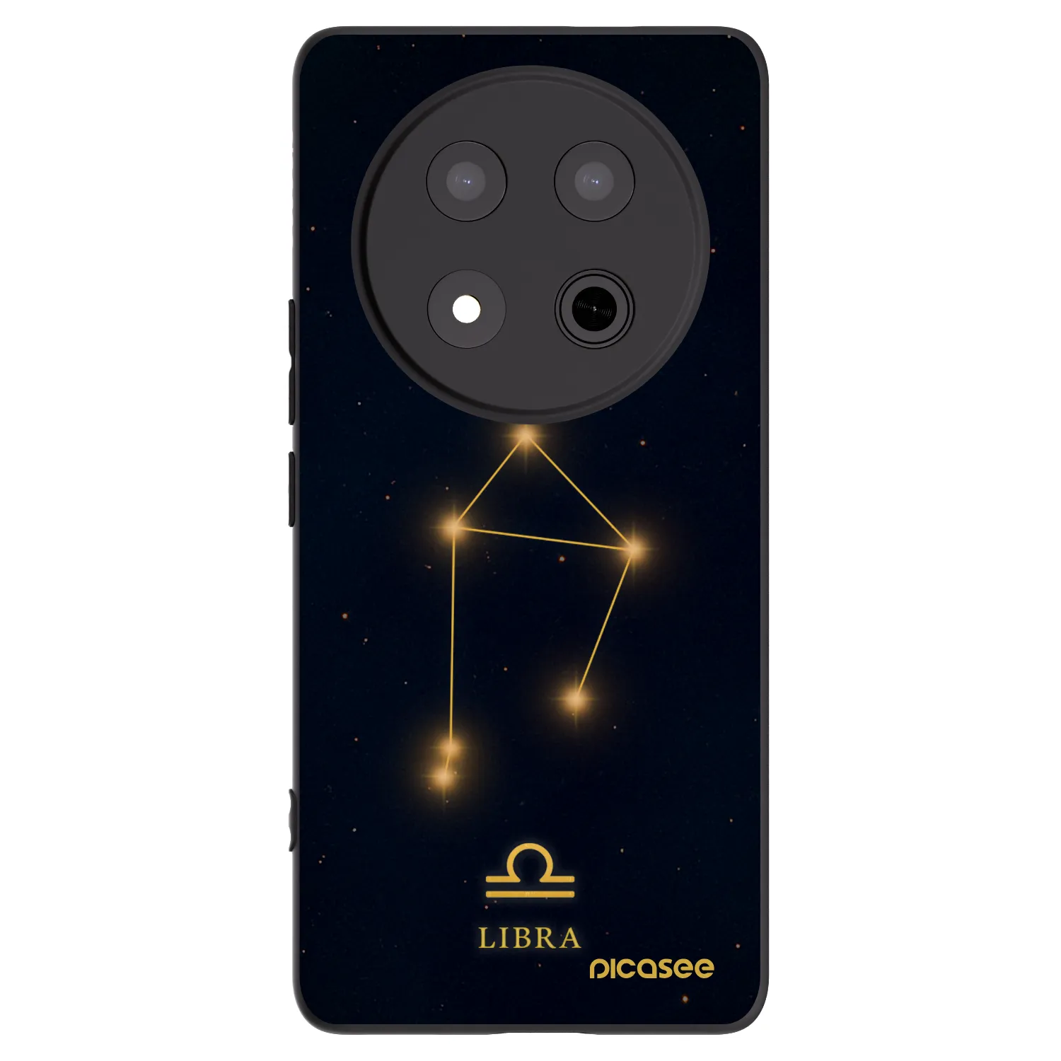 Picasee silikónový čierny obal pre Honor Magic7 Lite 5G - LIBRA